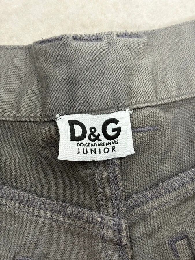 Dolce & Gabbana AW2011 Dolce & Gabbana Grey Patchwork Slim Pants Size US 28 / EU 44 - 13 Thumbnail