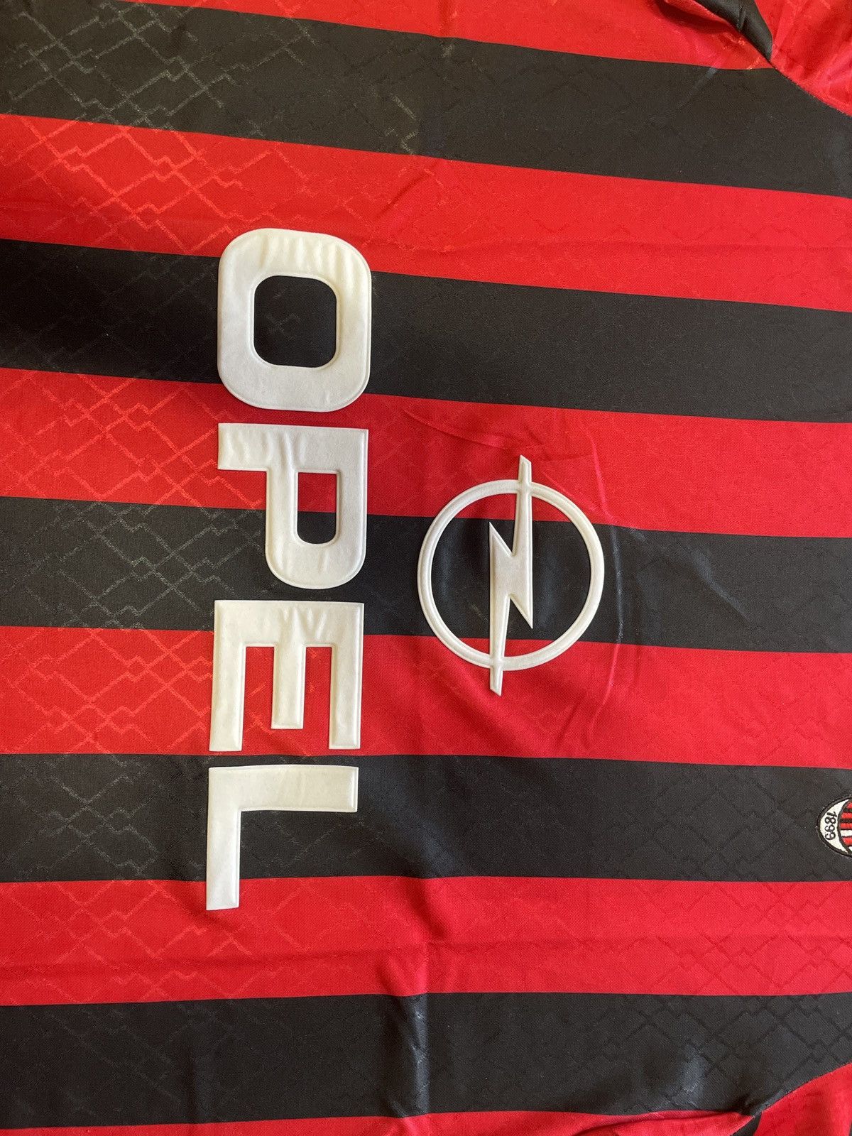 Vintage Jersey lotto Milan opel Size US L / EU 52-54 / 3 - 4 Thumbnail