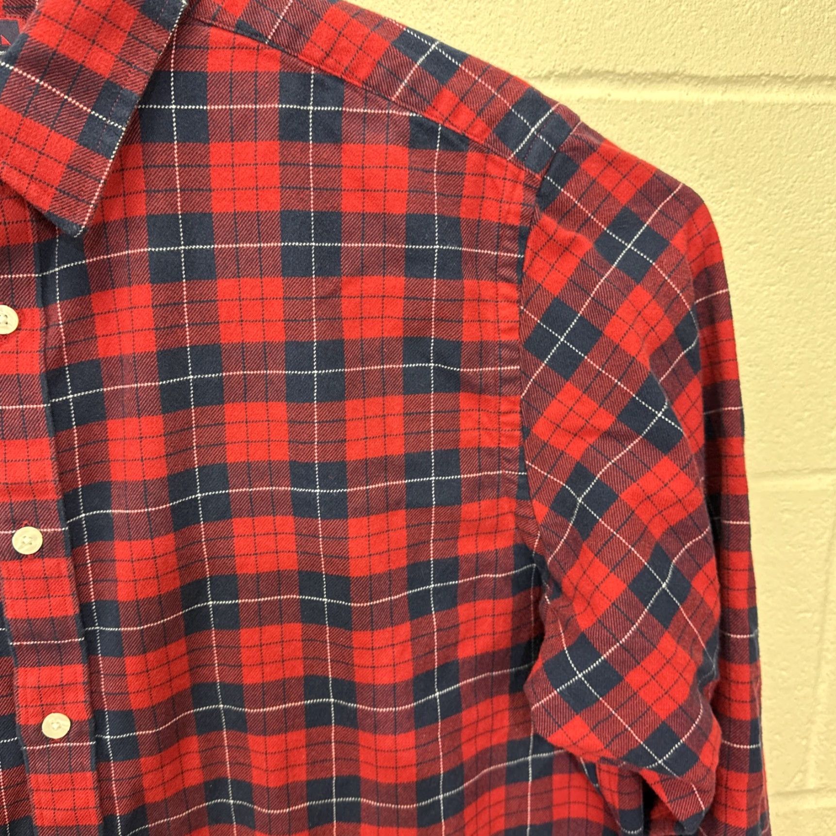 UNTUCKit UNTUCKit Daumas Shirt Mens XL Flannel Button-Up Red Check Casual Workwear Preppy 90s Style Mens XL Size US XL / EU 56 / 4 - 7 Thumbnail