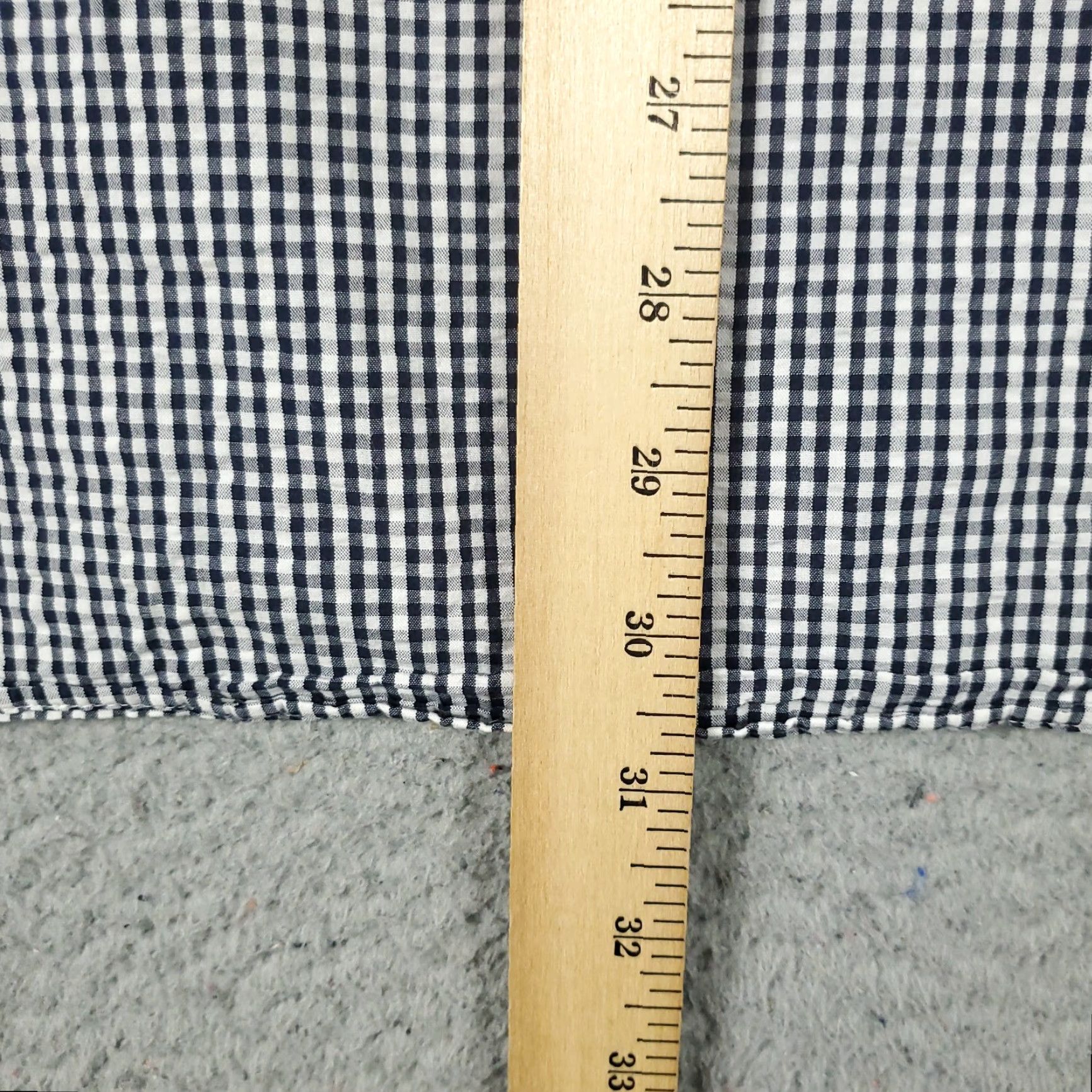 Nautica Nautica Casual Button-Up Shirt Mens 2XL Blue White Check Long Sleeve Size US XXL / EU 58 / 5 - 6 Thumbnail