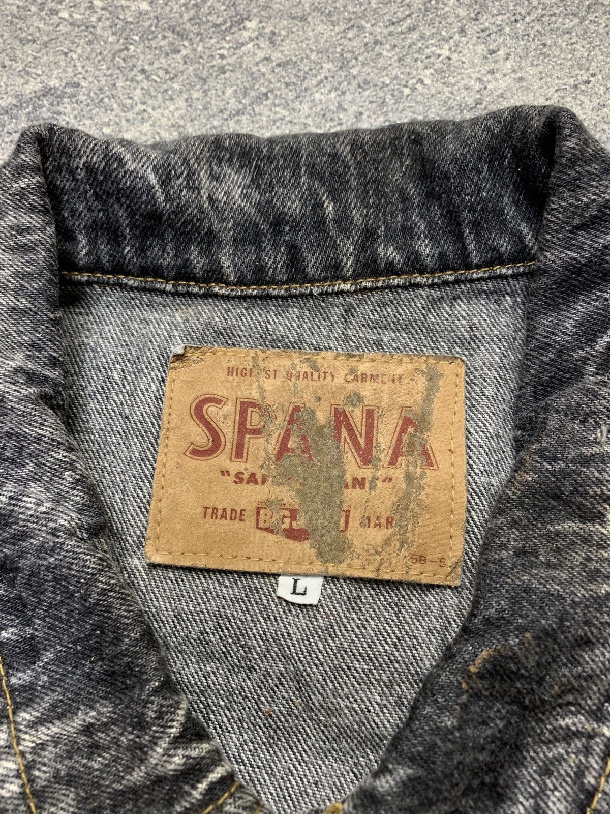 Big John 🐍 SOLD 🐍Vintage Big John Spana - Denim Vest Size US L / EU 52-54 / 3 - 4 Thumbnail