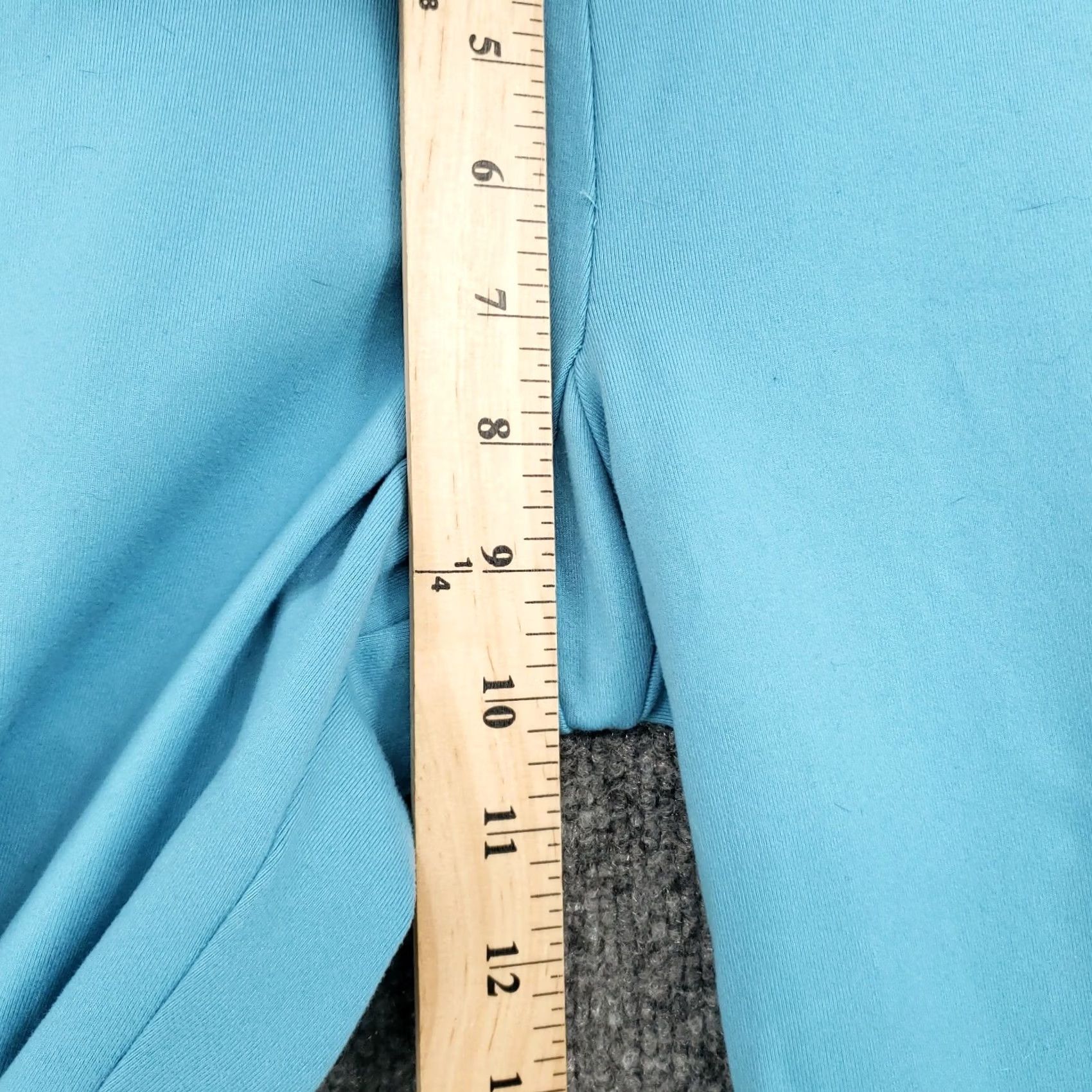 Prana Prana Leggings Womens Medium Blue Cropped Low Rise Straight Pull On Size 32" / US 10 / IT 46 - 5 Thumbnail