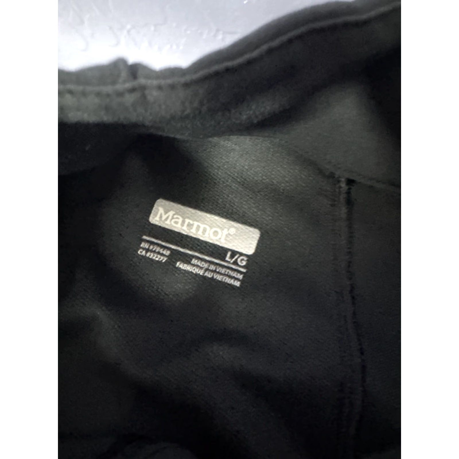 Marmot VINTAGE? No — Marmot Jacket Mens Sz L Black M3 Beto Softshell Full Zip Windproof L900936 Size US L / EU 52-54 / 3 - 4 Thumbnail