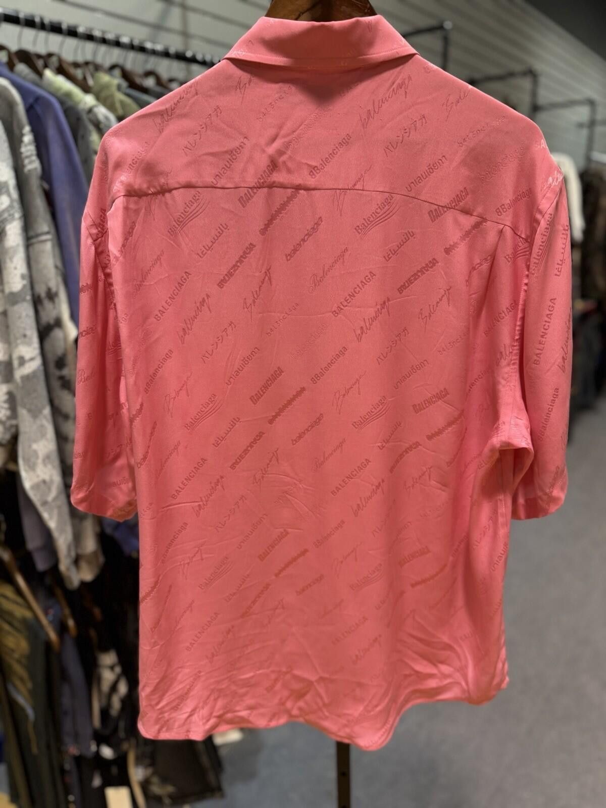 Balenciaga Balenciaga Homewear Pink Oversized Pajama Blouse 32 $1650 Size M / US 6-8 / IT 42-44 - 6 Thumbnail