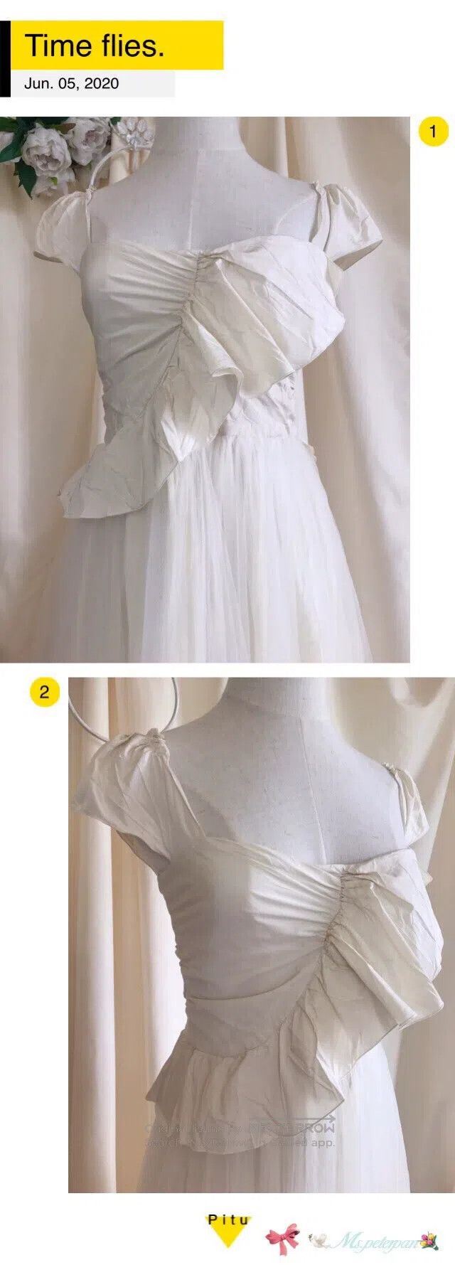 Valentino Valentino Pure white fairy dress Size S / US 4 / IT 40 - 3 Thumbnail