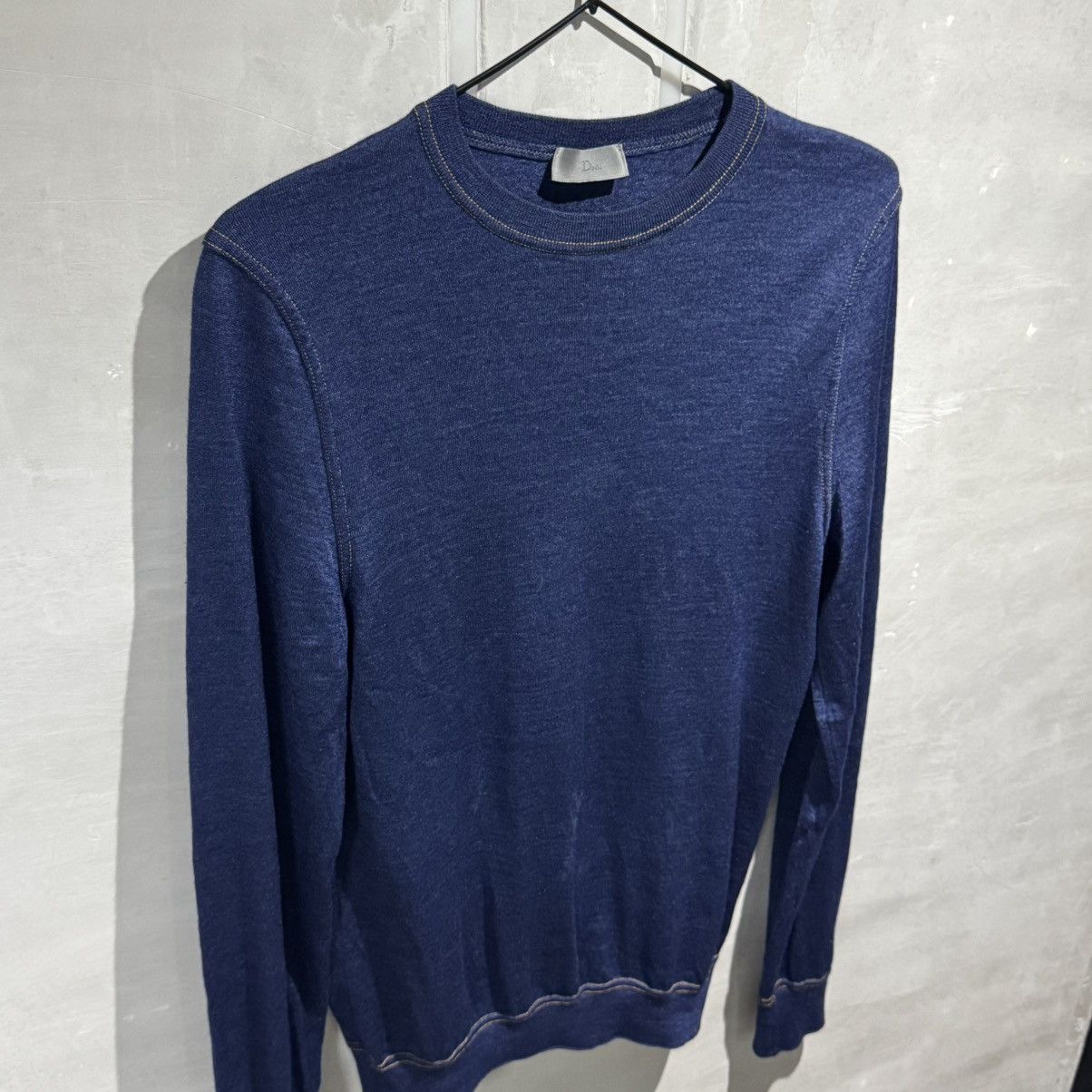 Dior AW 2008 Dior Homme Kris Van Assche Virgin Wool Knit Crewneck Size US S / EU 44-46 / 1 - 17 Thumbnail
