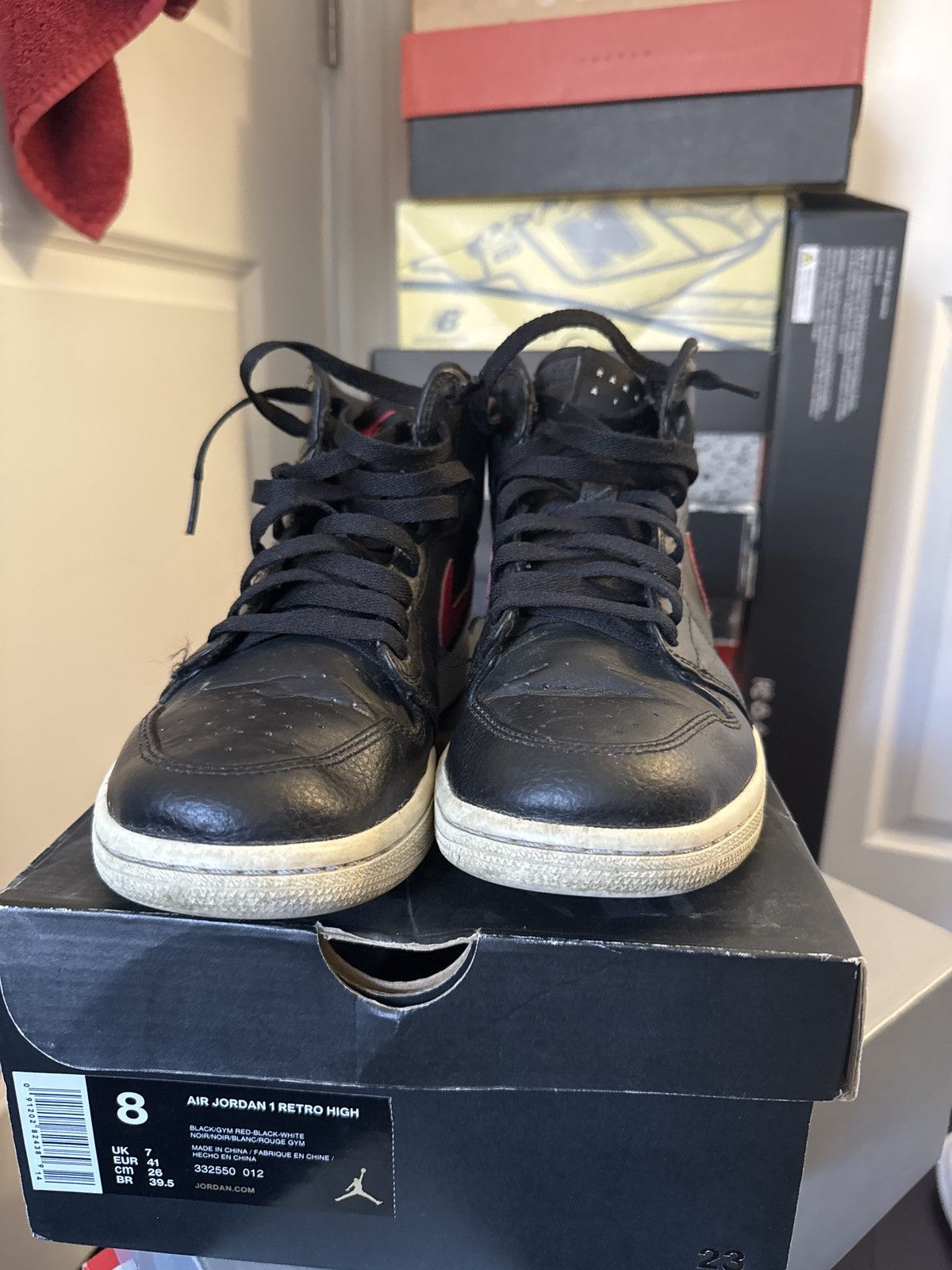Jordan Brand × Nike Air Jordan 1 retro high rare air “bred” Size US 8 / EU 41 - 5 Thumbnail