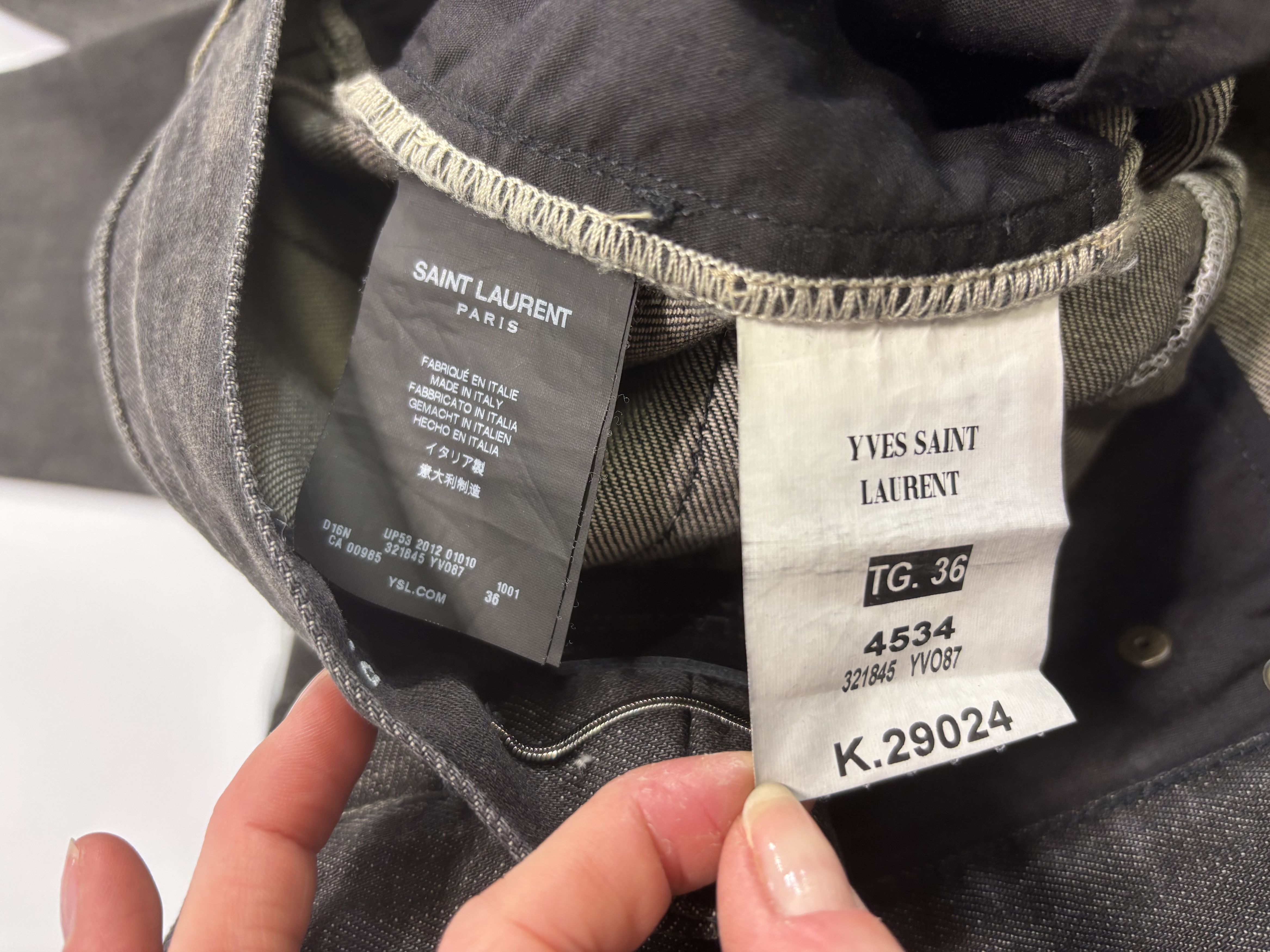 Saint Laurent Paris Saint Laurent Distressed Black Pants Size US 36 / EU 52 - 3 Thumbnail