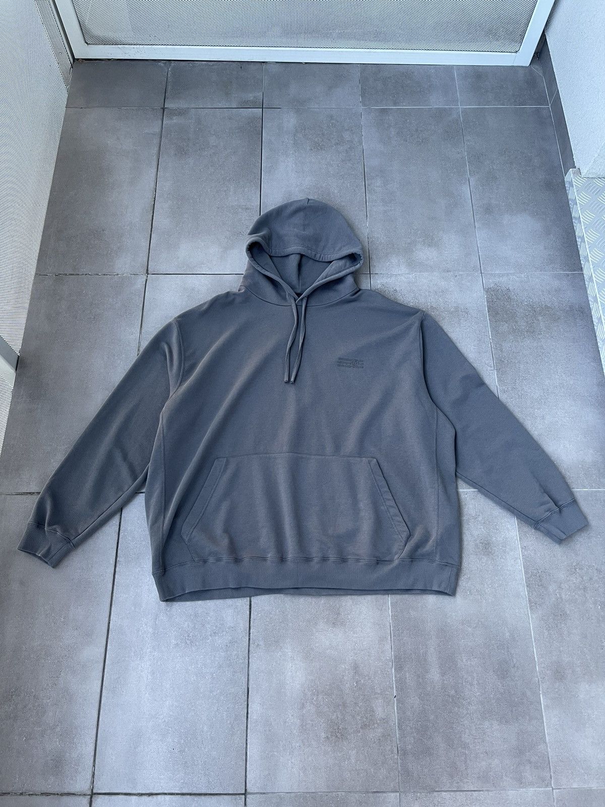 Maison Margiela !DS! SS23 Maison Margiela Logo Gray Oversized Hoodie Size XL / US 12-14 / IT 48-50 - 7 Thumbnail