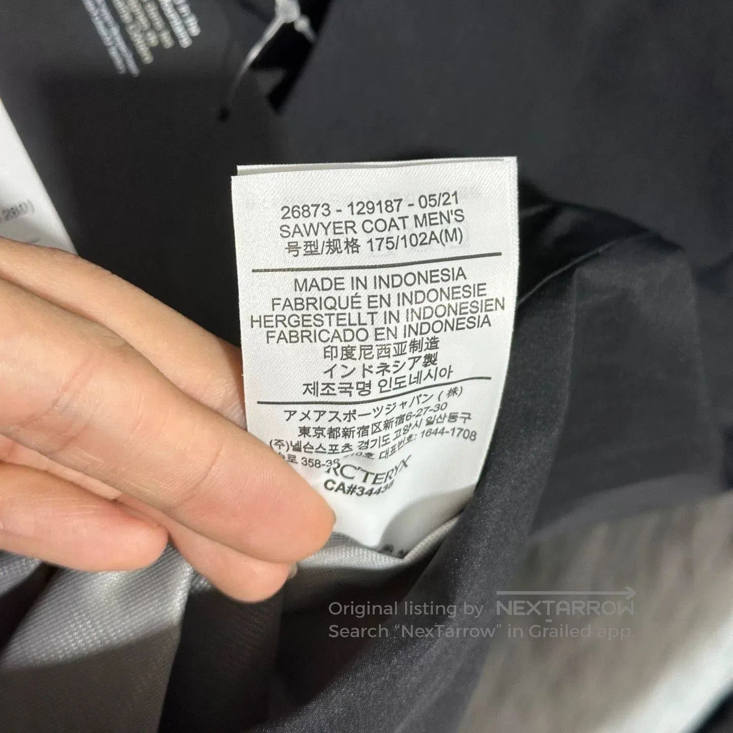 Arc'teryx arcteryx sawyer coat black long jacket. Size US M / EU 48-50 / 2 - 6 Thumbnail