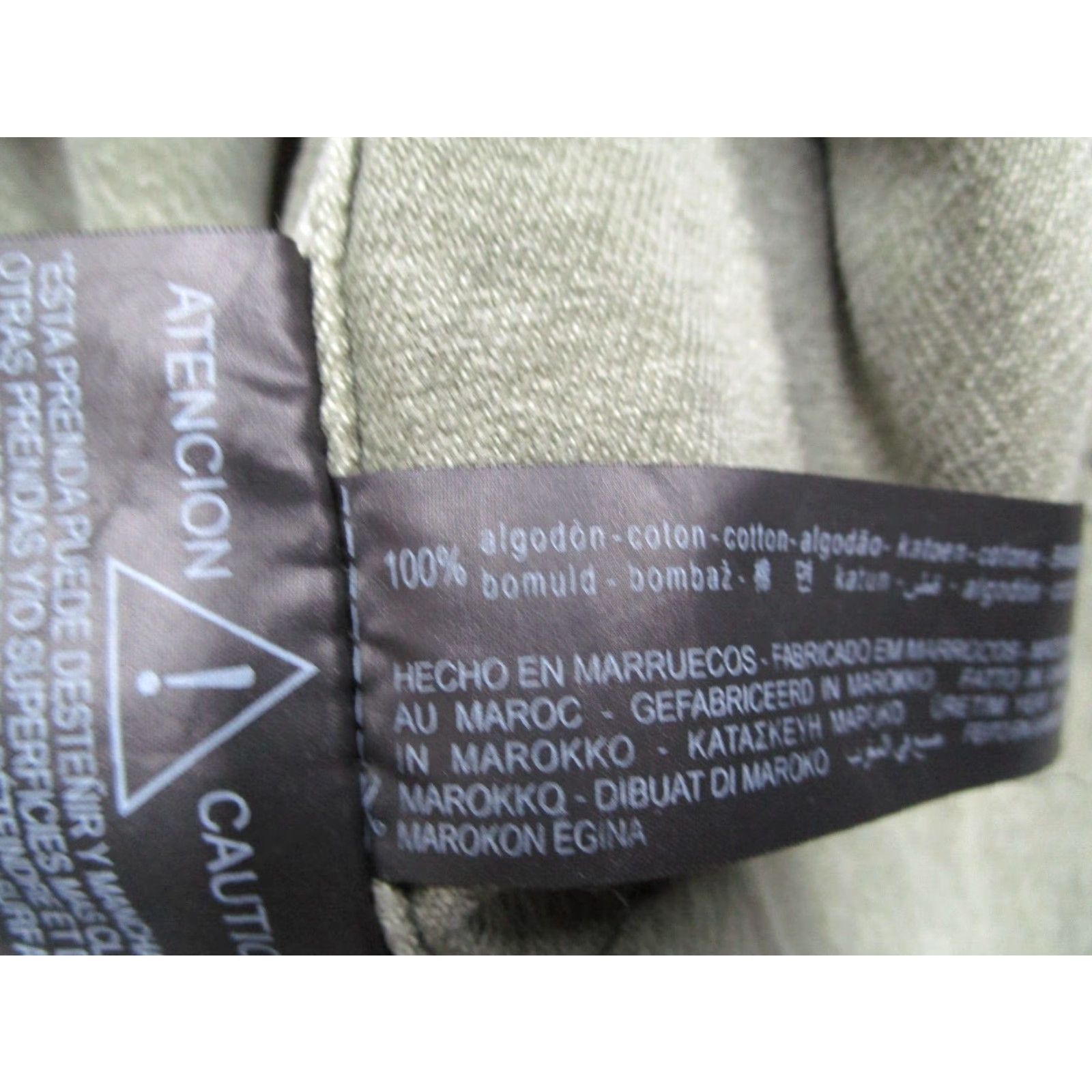 Zara ZARA Men's Medium Green Denim Shacket Distressed Relaxed Fit with Pearl Snaps Size US M / EU 48-50 / 2 - 5 Thumbnail