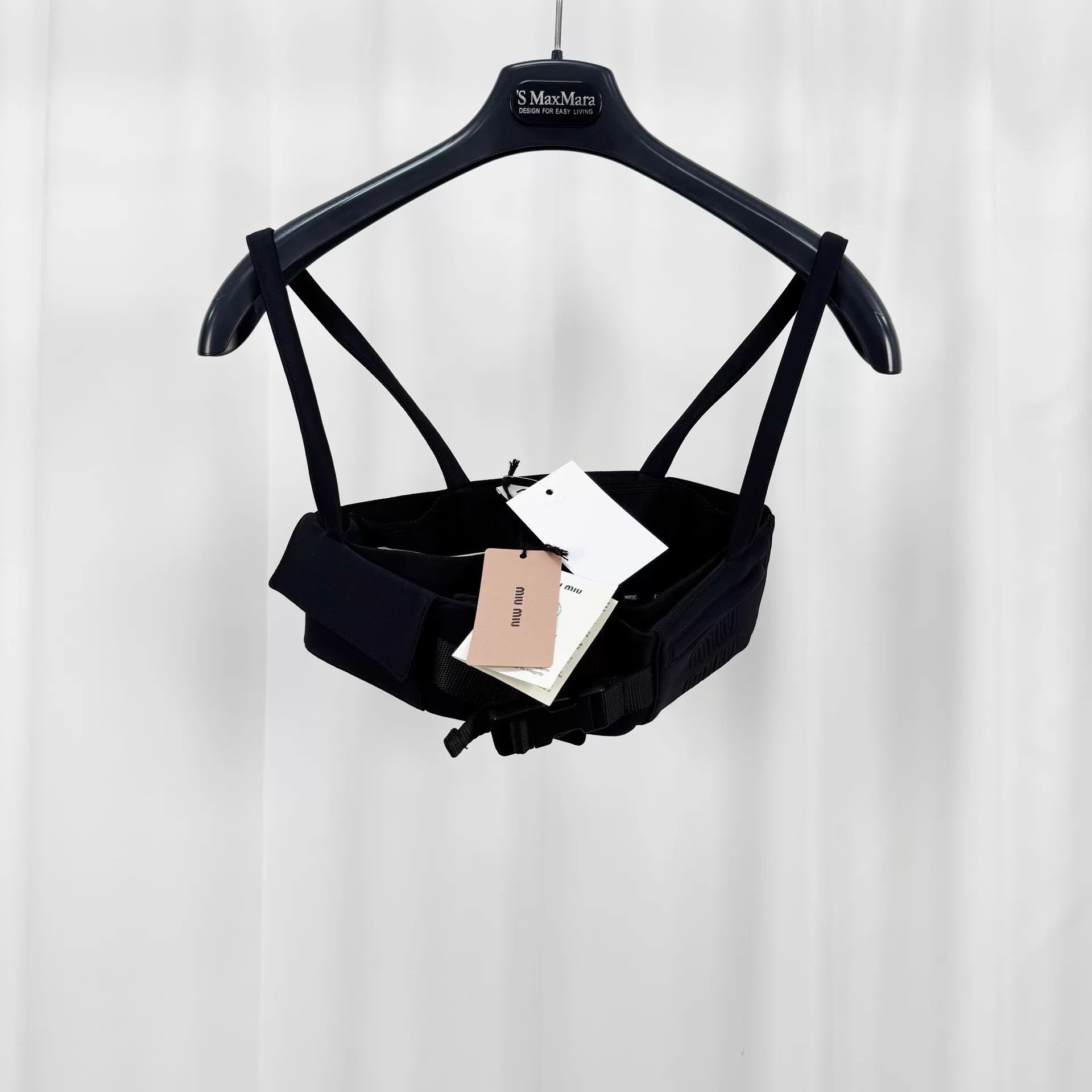 Miu Miu Miu Miu Women's Runway Logo Tech Cami 38 New Size XS / US 0-2 / IT 36-38 - 1 Thumbnail