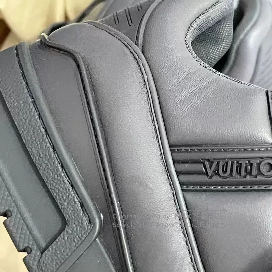 Louis Vuitton Louis Vuitton Black Gray Shoes. Size US 8 / EU 41 - 6 Thumbnail