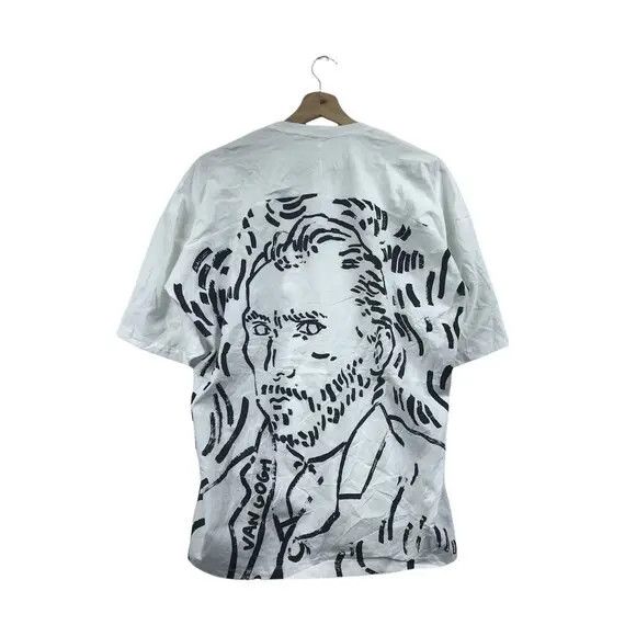 Vintage Vtg VINCENT VAN GOGH Art Painting Full Print Tee Shirt Shirt Size US XL / EU 56 / 4 - 1 Thumbnail