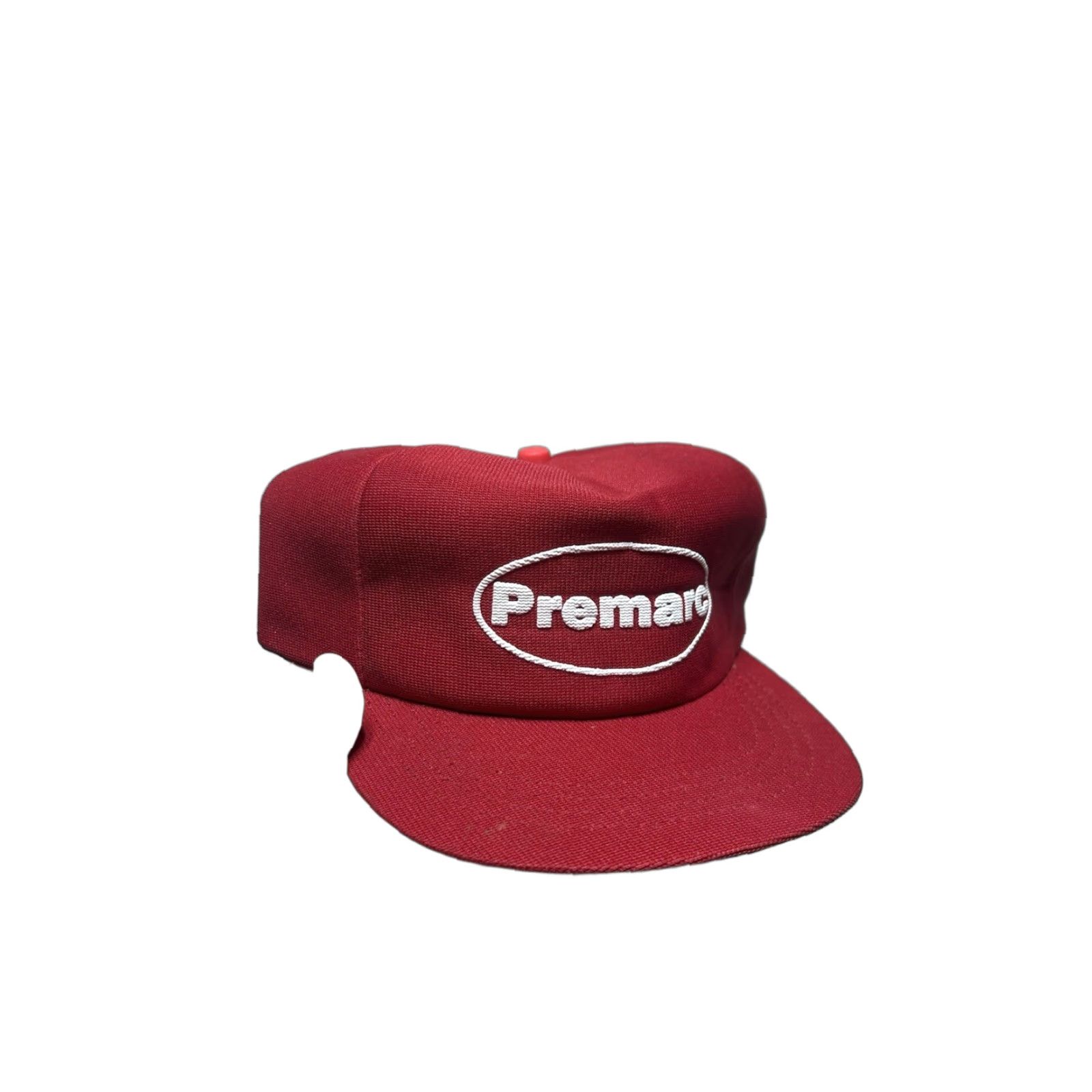 Vintage VINTAGE 80s SnapBack Hat Cap Premarc Concrete Construction USA Made Full Foam Red Adjustable Men USA SnapBack Hat Size ONE SIZE - 1 Thumbnail