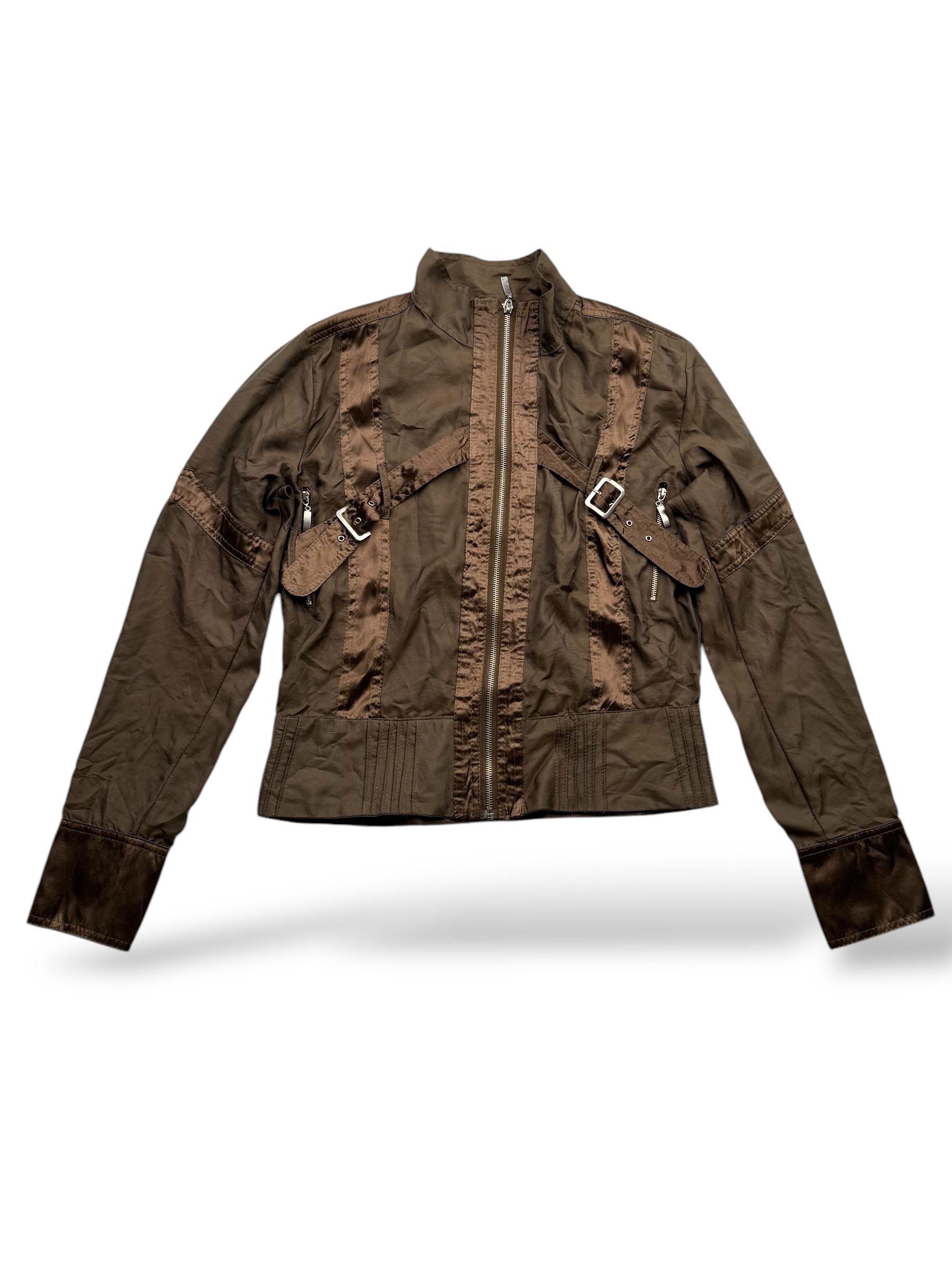Japanese Brand Vintage Cropped Jacket With Bondage W129(V9) Size M / US 6-8 / IT 42-44 - 1 Thumbnail