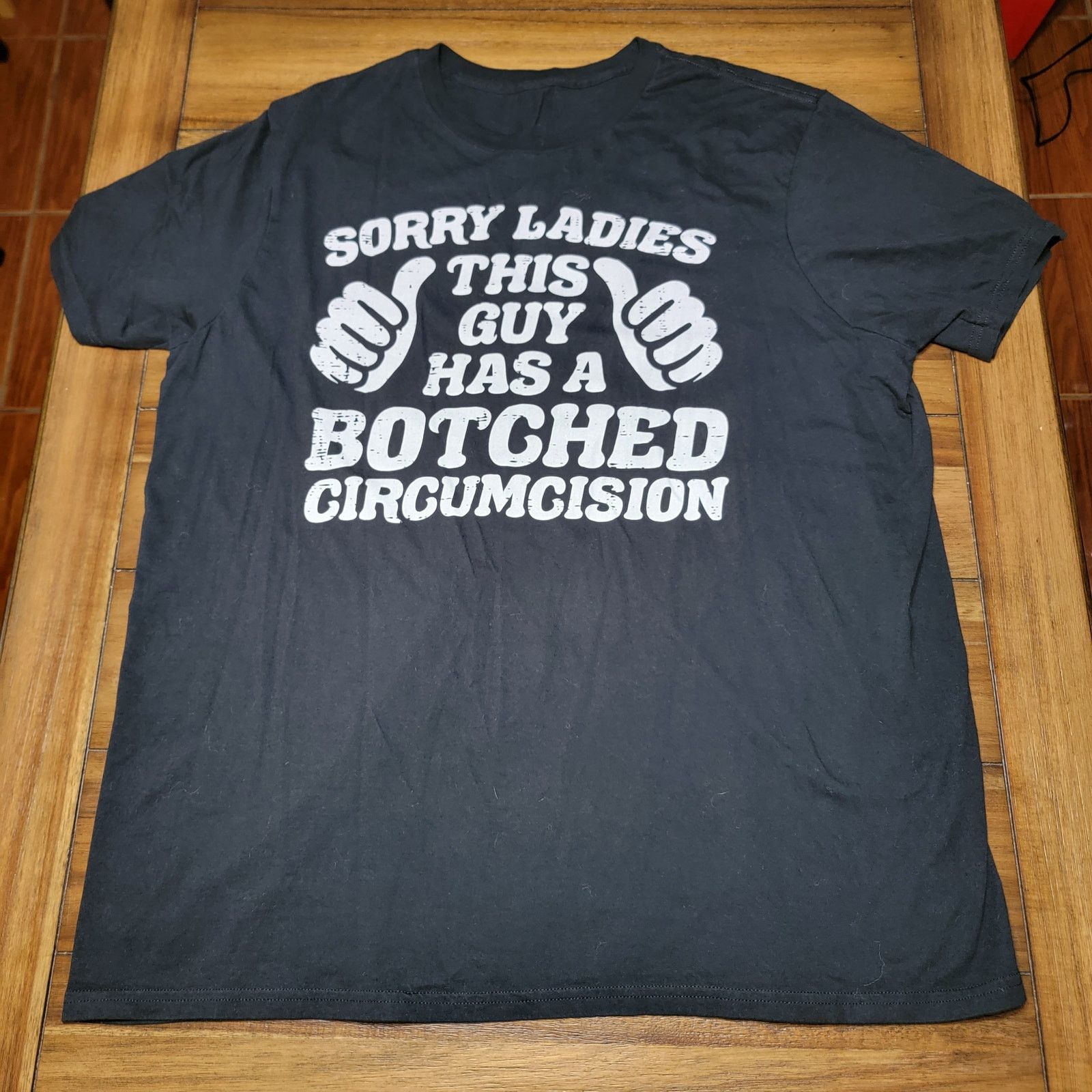 Other Humorous Mens Black Tee "Sorry Ladies..." - Size 2XLT Size US XXL / EU 58 / 5 - 1 Thumbnail