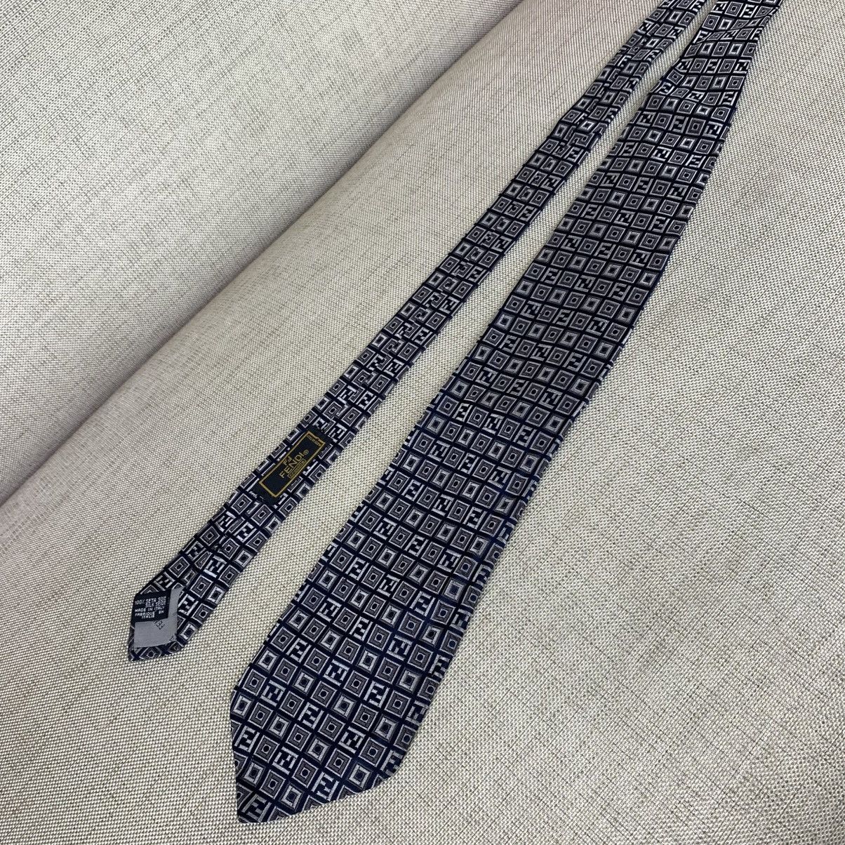 Fendi × Vintage Fendi Monogram Vintage Tie Caravate Size ONE SIZE - 3 Thumbnail
