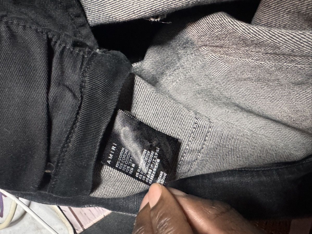 Amiri Amiri Bandana Thrasher Ripped Skinny Jeans Size US 33 - 4 Thumbnail