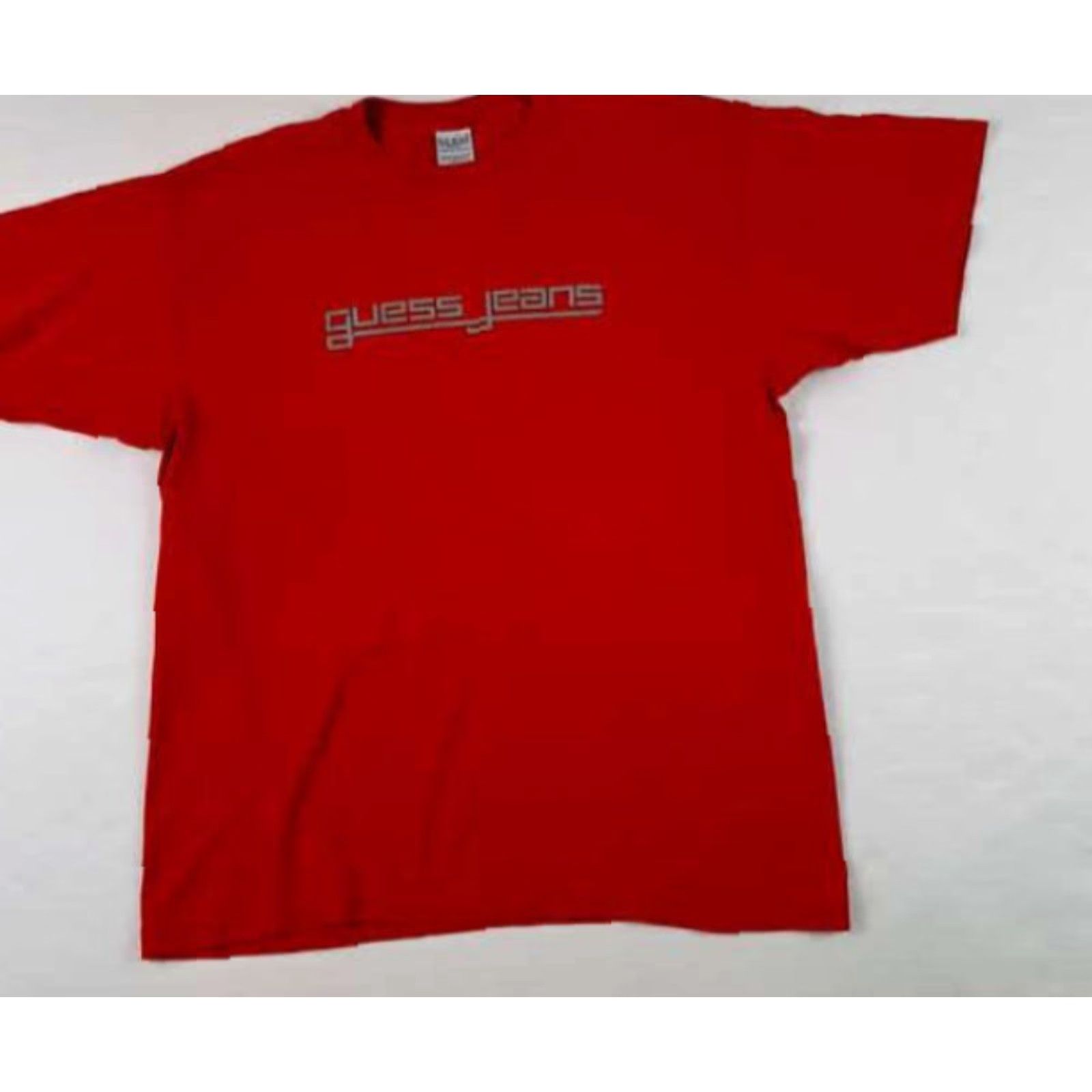 Guess GUESS T-Shirt Red USA Made L Men's Short Sleeve 1990s Large Shirt Size US L / EU 52-54 / 3 - 3 Thumbnail
