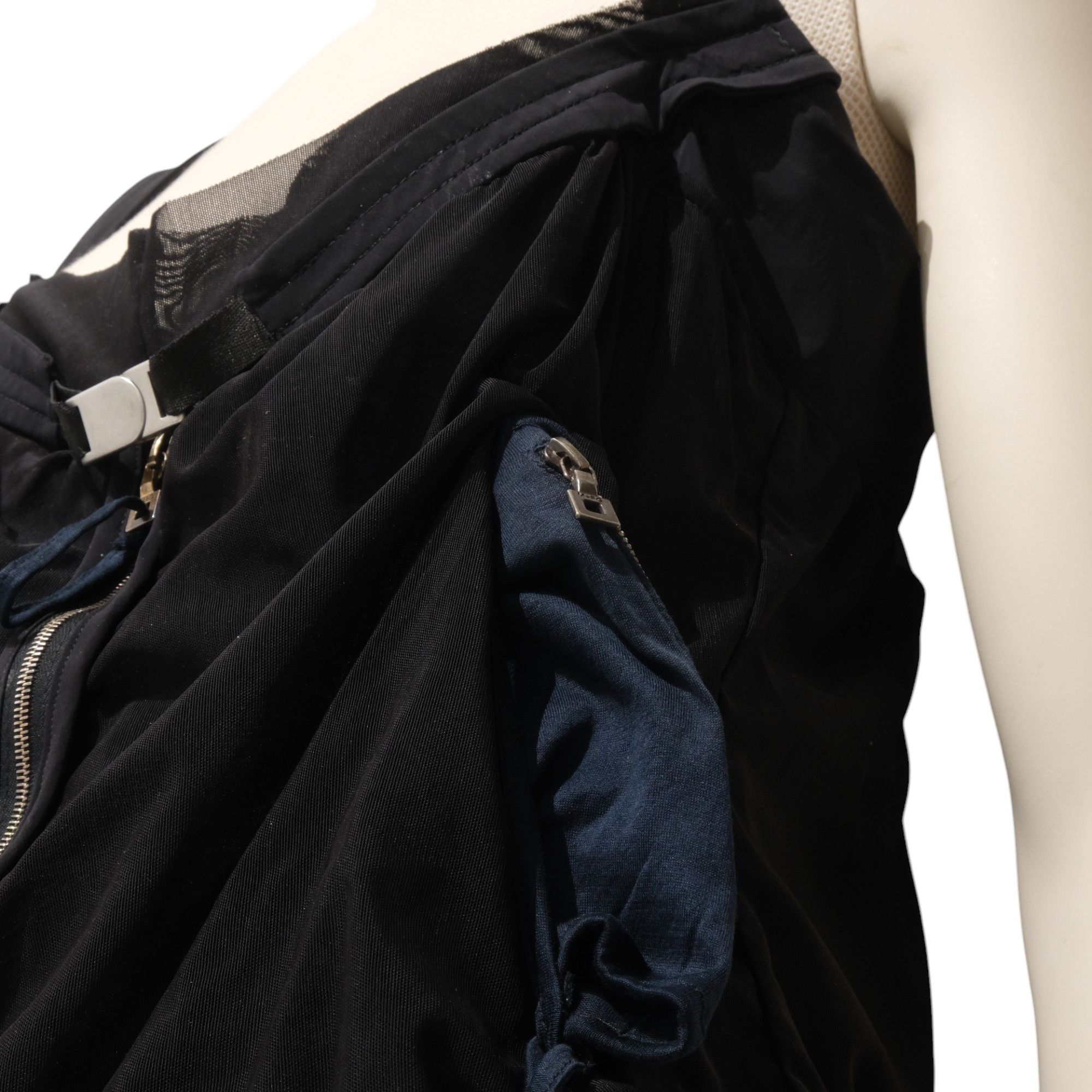 Marithe + Francois Girbaud Y2K Cyber Bondage Dress Size M / US 6-8 / IT 42-44 - 4 Thumbnail