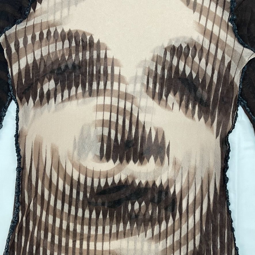 Jean Paul Gaultier AW2001 Jean Paul Gaultier Garbo/Dietrich Mesh Top Vintage Size US M / EU 48-50 / 2 - 4 Thumbnail