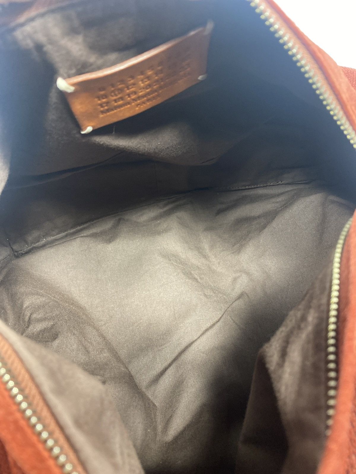 Maison Margiela Maison Martin Margiela Burgundy Cognac Leather Messenger Bag Size ONE SIZE - 11 Thumbnail