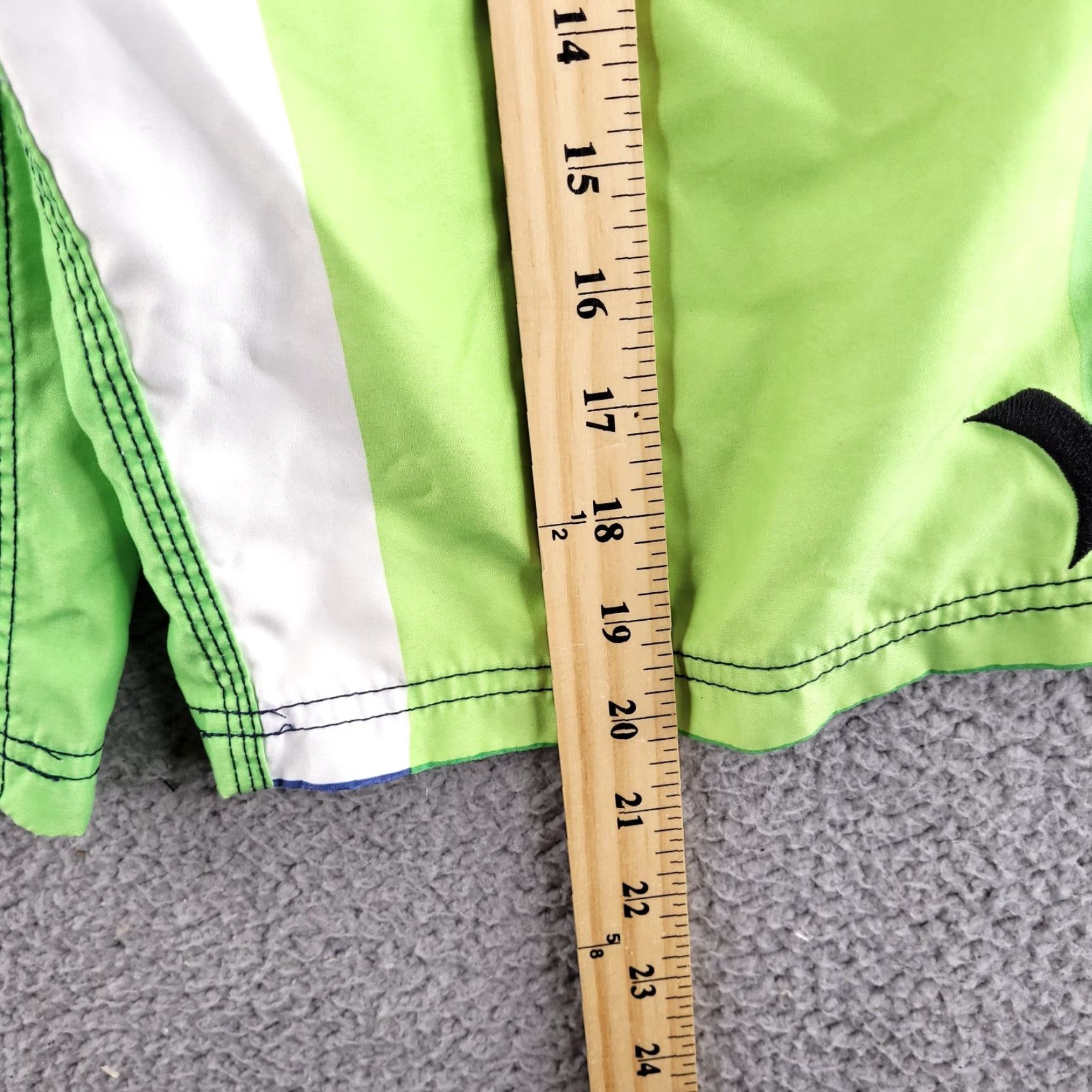 Hurley Hurley Boardshorts Mens 28 Colorblock Green Windowpane Swim Trunks Bottoms Size US 28 / EU 44 - 7 Thumbnail