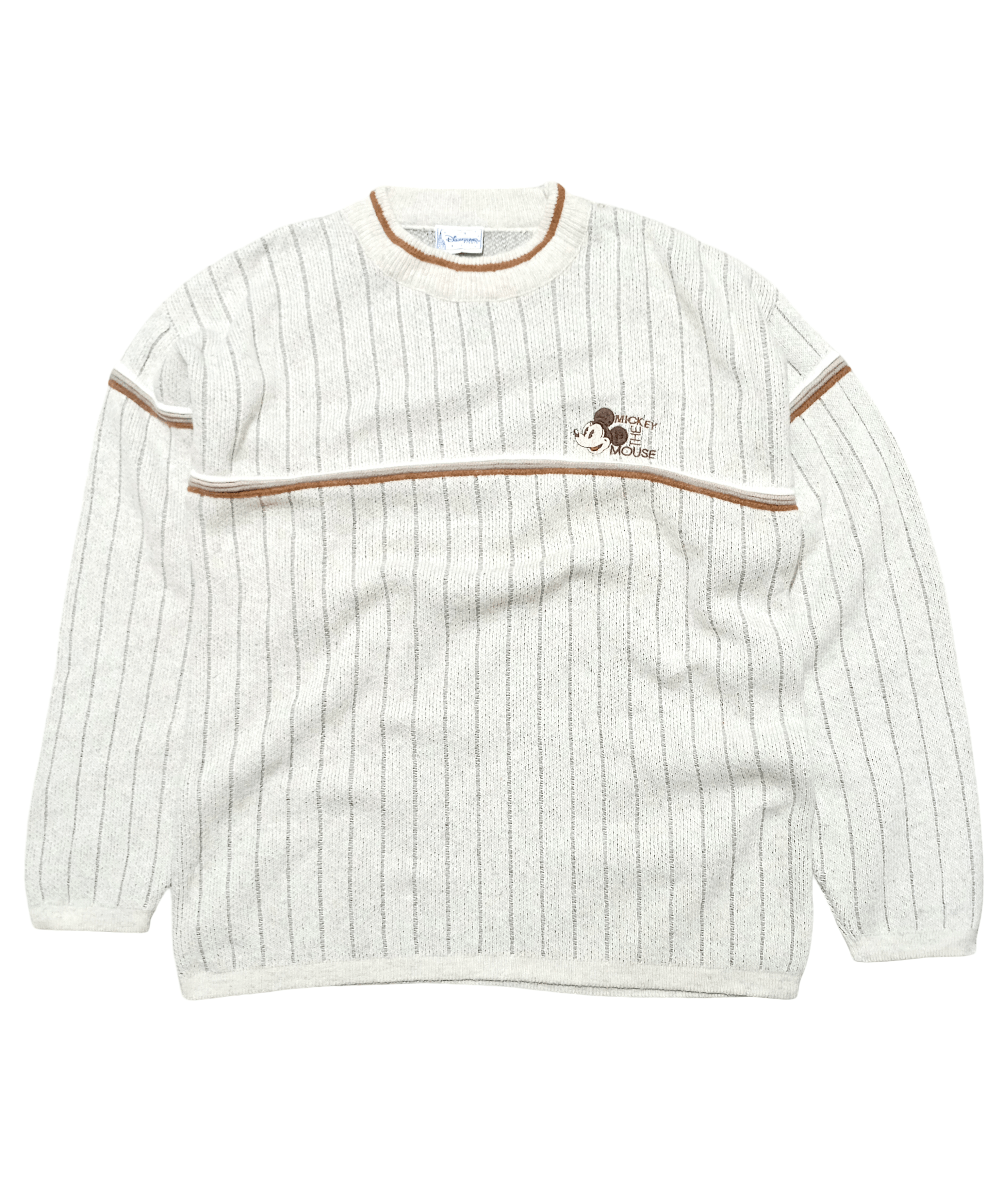 Disney Vintage Disney Paris Mickey Sweater Made in France Size US L / EU 52-54 / 3 - 1 Thumbnail