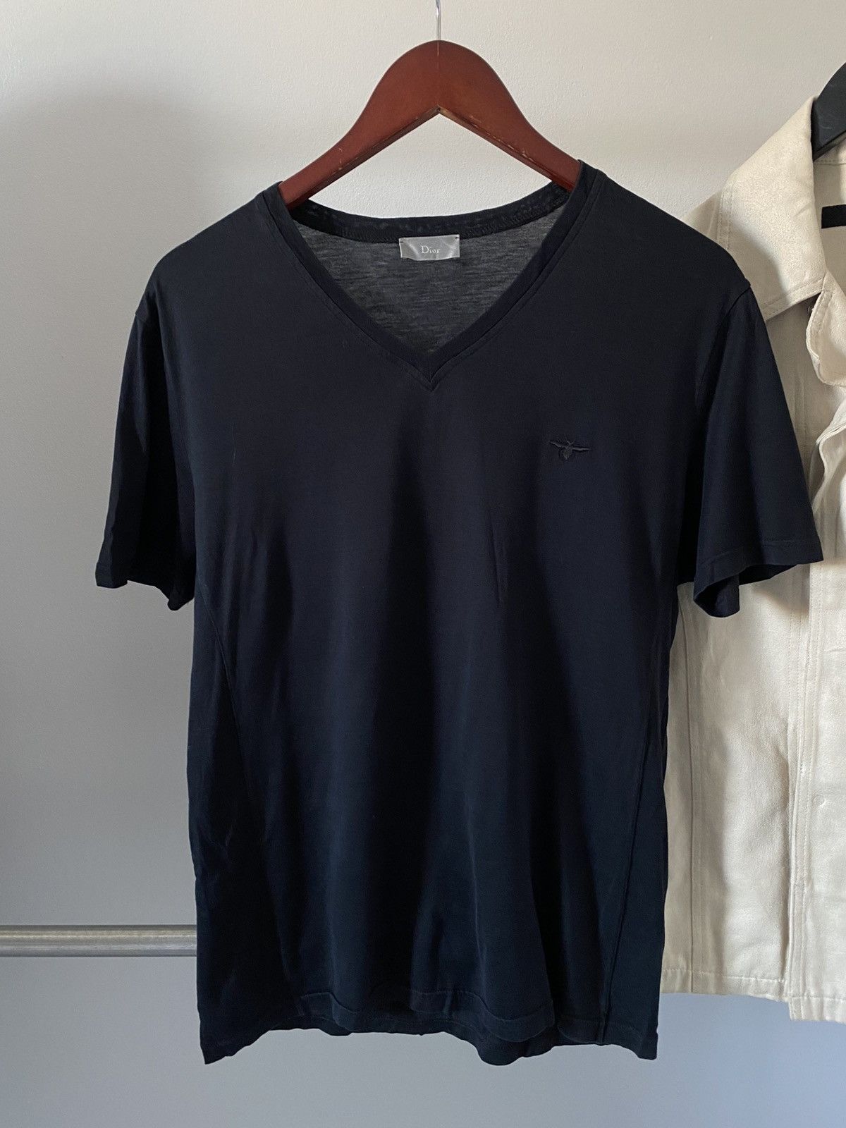 Dior Dior Homme Black V-Neck T-Shirt Size US M / EU 48-50 / 2 - 6 Thumbnail