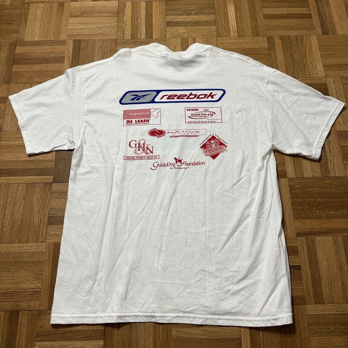Reebok Vintage Reebok 2002 Hampton Race Fest tee Size US L / EU 52-54 / 3 - 2 Thumbnail