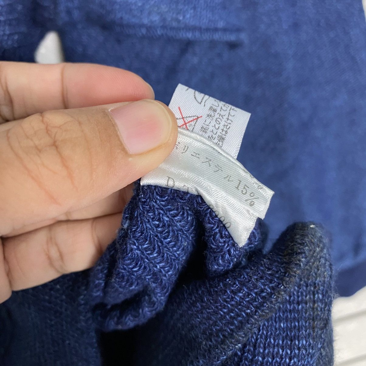 Indigo Vintage Sweatshirt Jantzen Indigoblue Pure Indigo Dyed Size US L / EU 52-54 / 3 - 18 Thumbnail