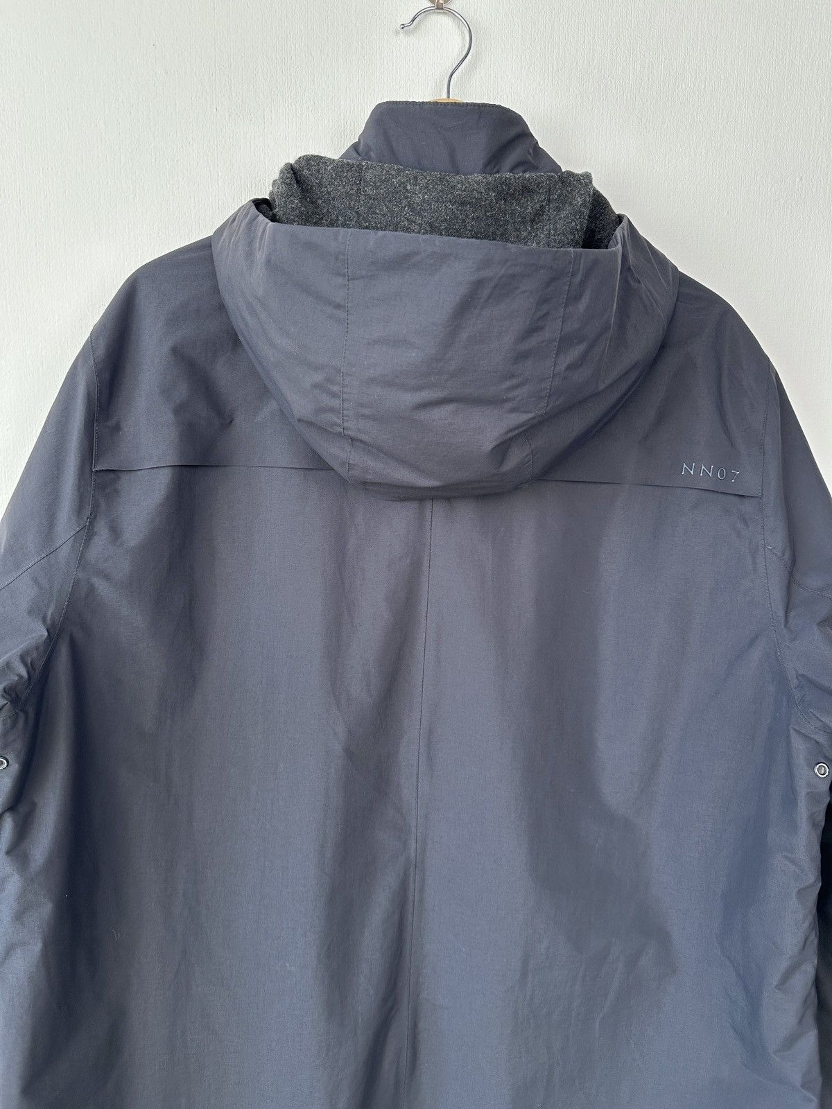 NN07 NN07 Jasper 8208 Technical 2-Layer Fishtail Parka Navy Blue Size US XXL / EU 58 / 5 - 9 Thumbnail