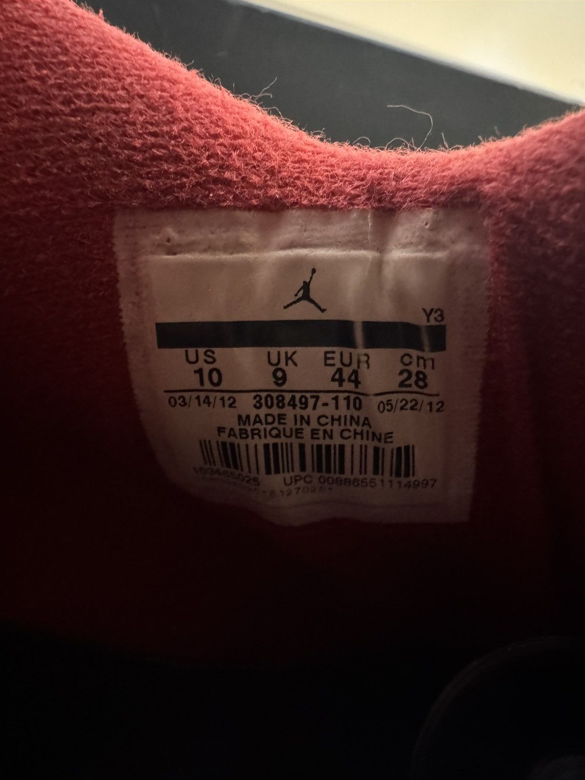 Jordan Brand Jordan 4 Retro Fire Red 2012 Vintage Size US 10 / EU 43 - 6 Thumbnail
