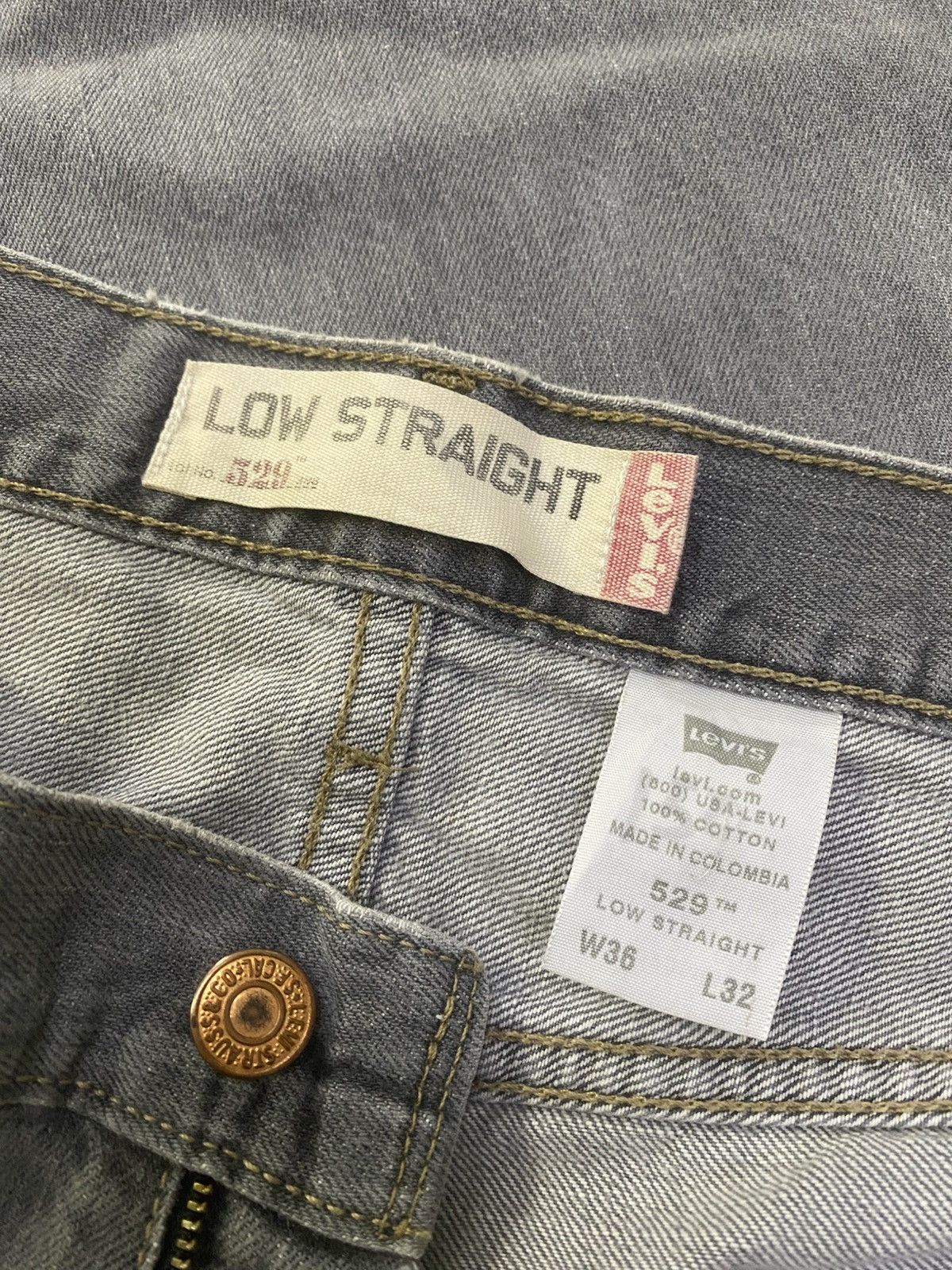 Levi's × Levi's Vintage Clothing × Vintage Vintage Levi’s 529 Low Straight Denim Size US 38 / EU 54 - 15 Thumbnail