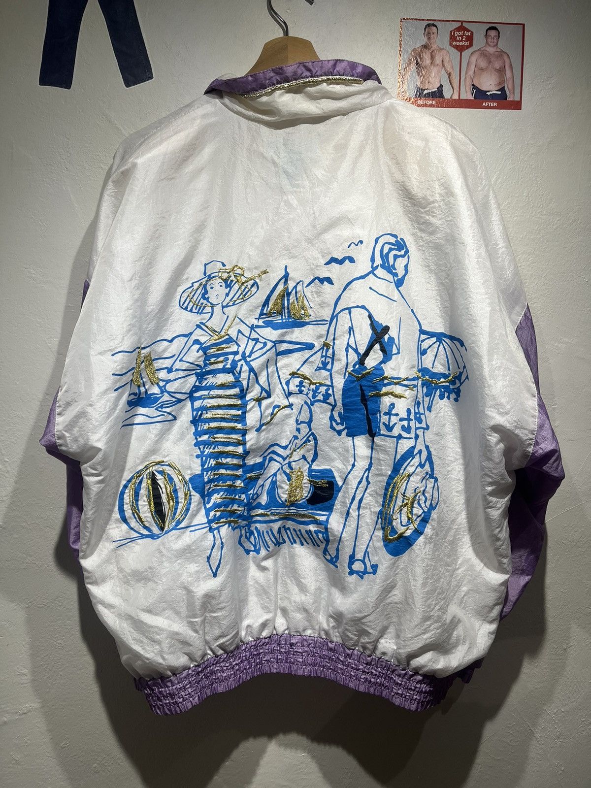Japanese Brand × Vintage Vintage Japanese souvenir silk windbreaker Size US XL / EU 56 / 4 - 1 Thumbnail