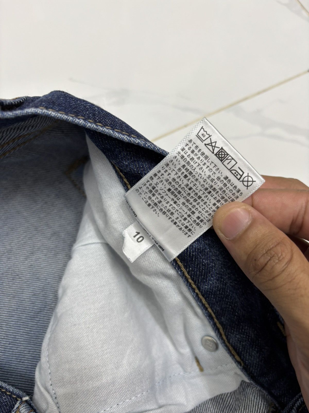 Undercover × Uniqlo Vintage Uniqlo Japan Selvedge Distressed Denim Jeans Size US 35 - 15 Thumbnail