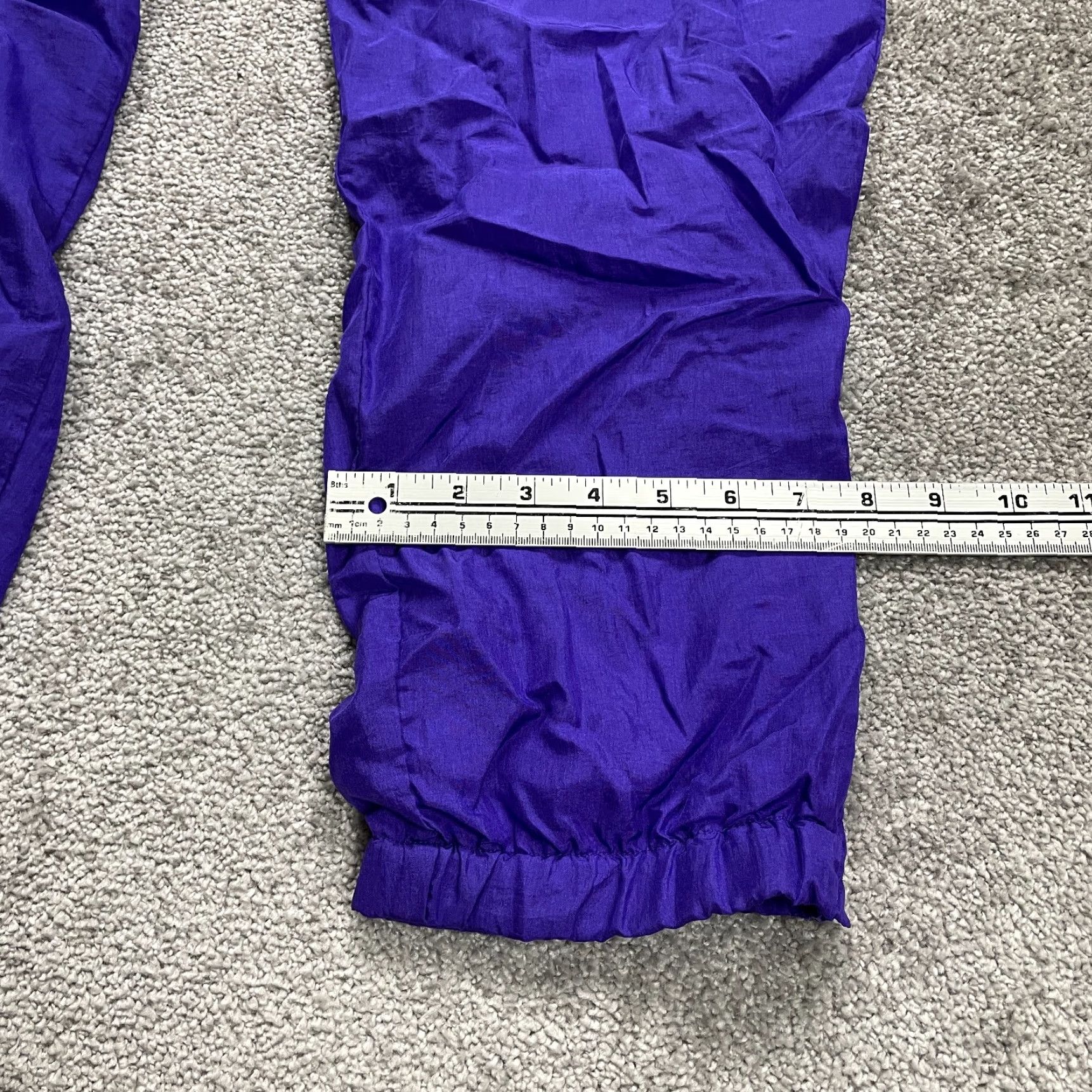 Vintage Unbranded Track Pants Womens Large Blue Tapered Leg Elastic Waist Active 40x30 Size 36" / US 14 / IT 50 - 7 Thumbnail