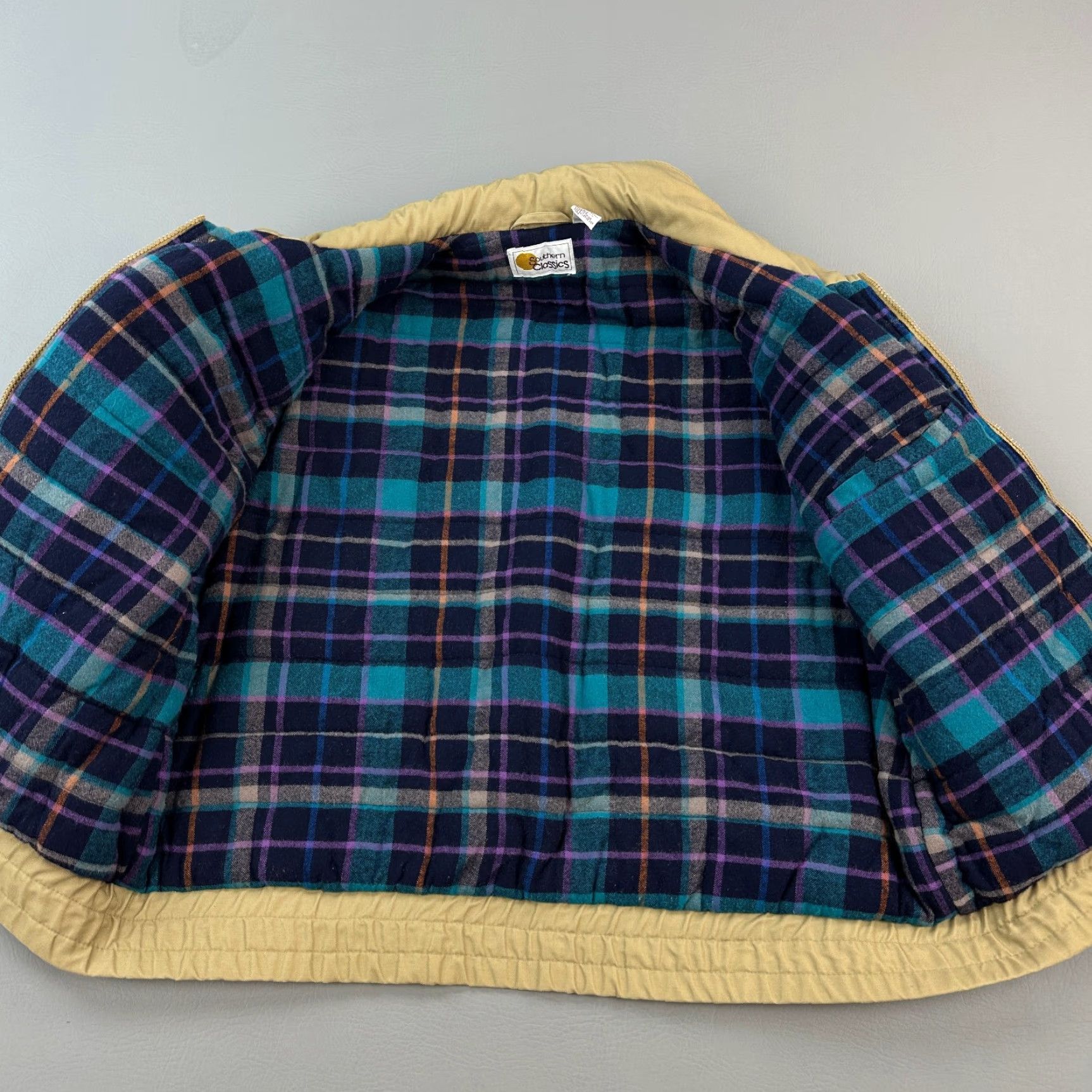 Vintage VINTAGE Southern Classics Vest Mens L Plaid Flannel Lined Hunting Outdoor Jacket Coat Size US L / EU 52-54 / 3 - 3 Thumbnail