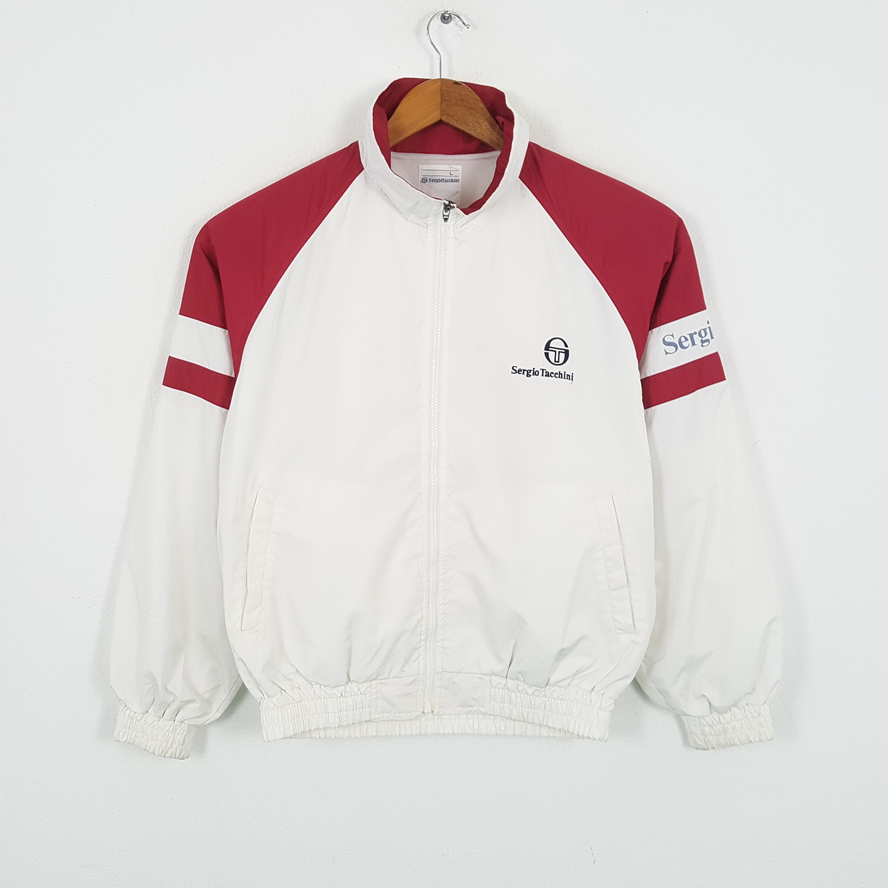 Japanese Brand × Sergio Tacchini × Vintage Vintage SERGIO TACCHINI Sportswear Style Tennis Jacket Size US XL / EU 56 / 4 - 1 Thumbnail