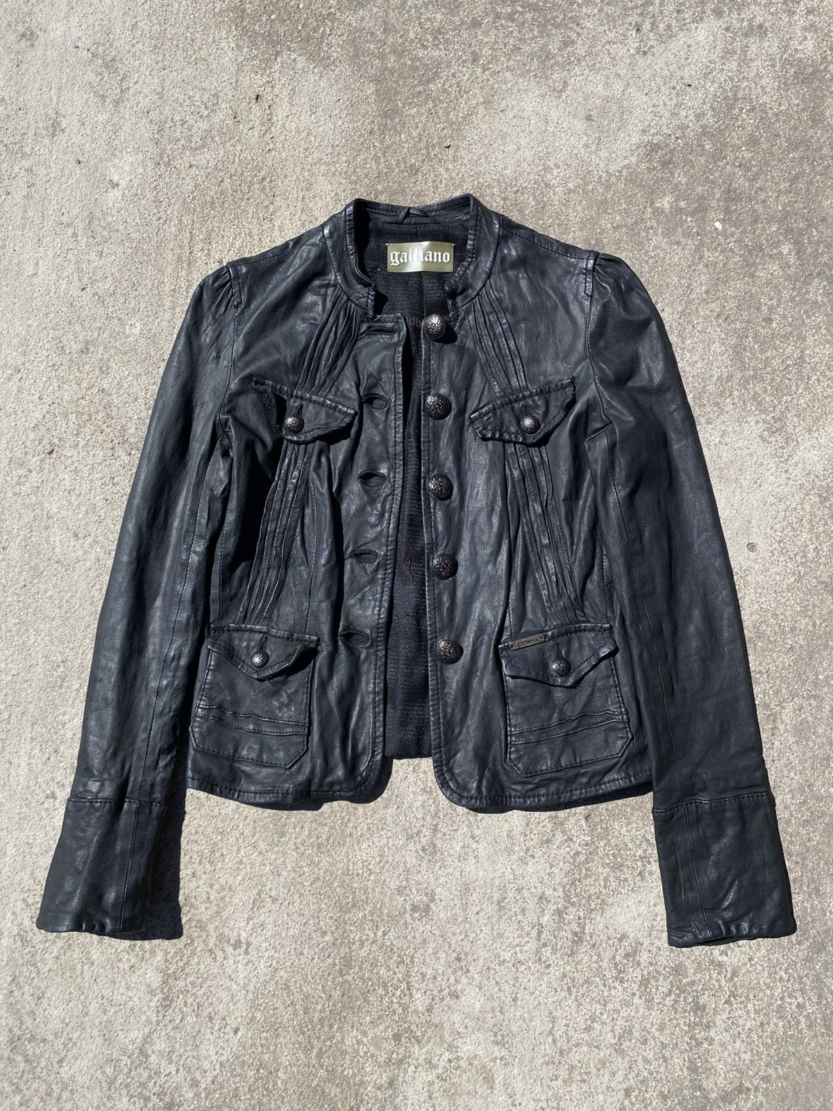 John Galliano John Galliano Vintage Leather Jacket Size M / US 6-8 / IT 42-44 - 1 Thumbnail