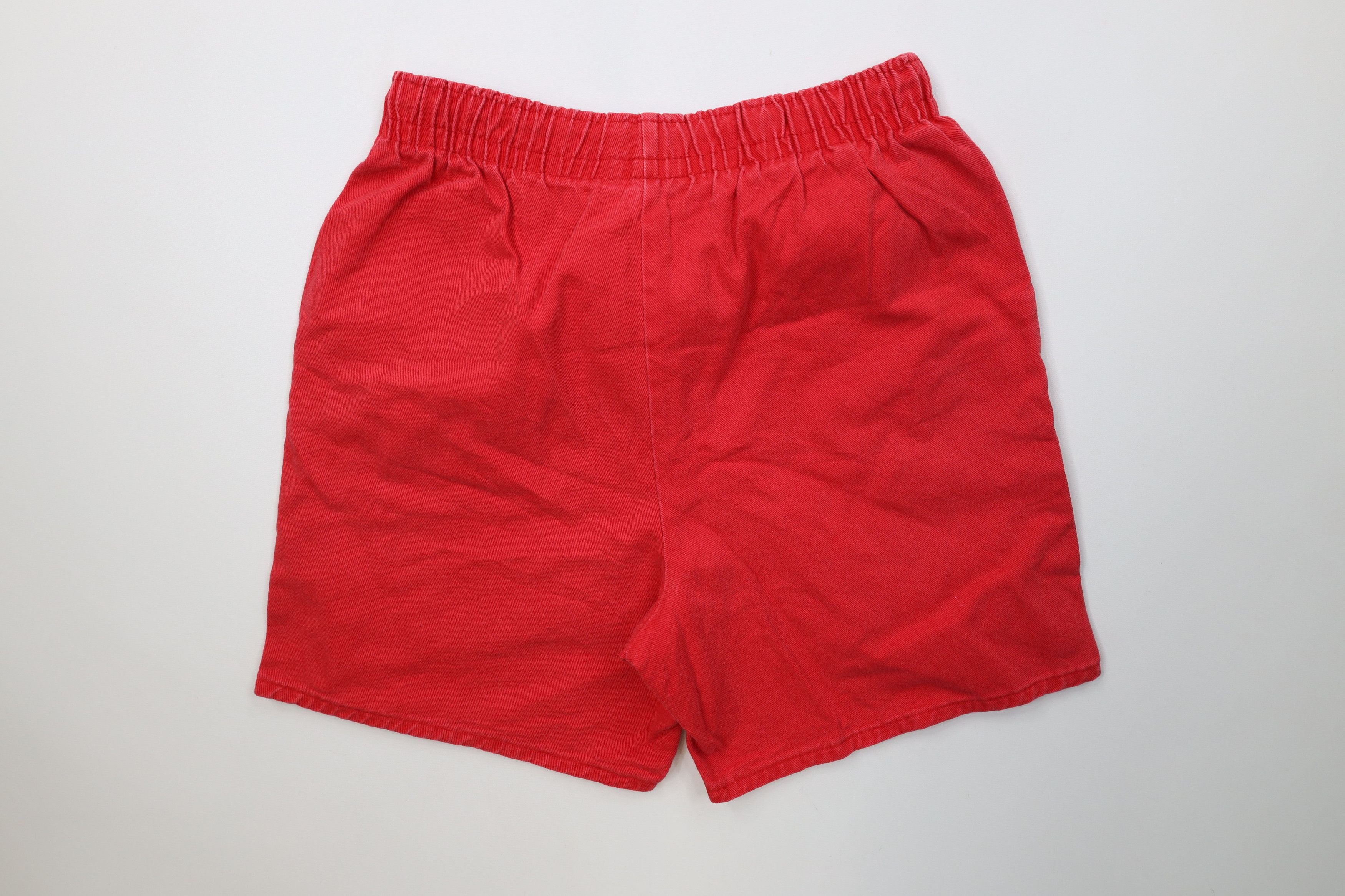 Vintage Vintage 90s Streetwear Blank Above Knee Denim Shorts Red USA Size US 32 / EU 48 - 7 Thumbnail
