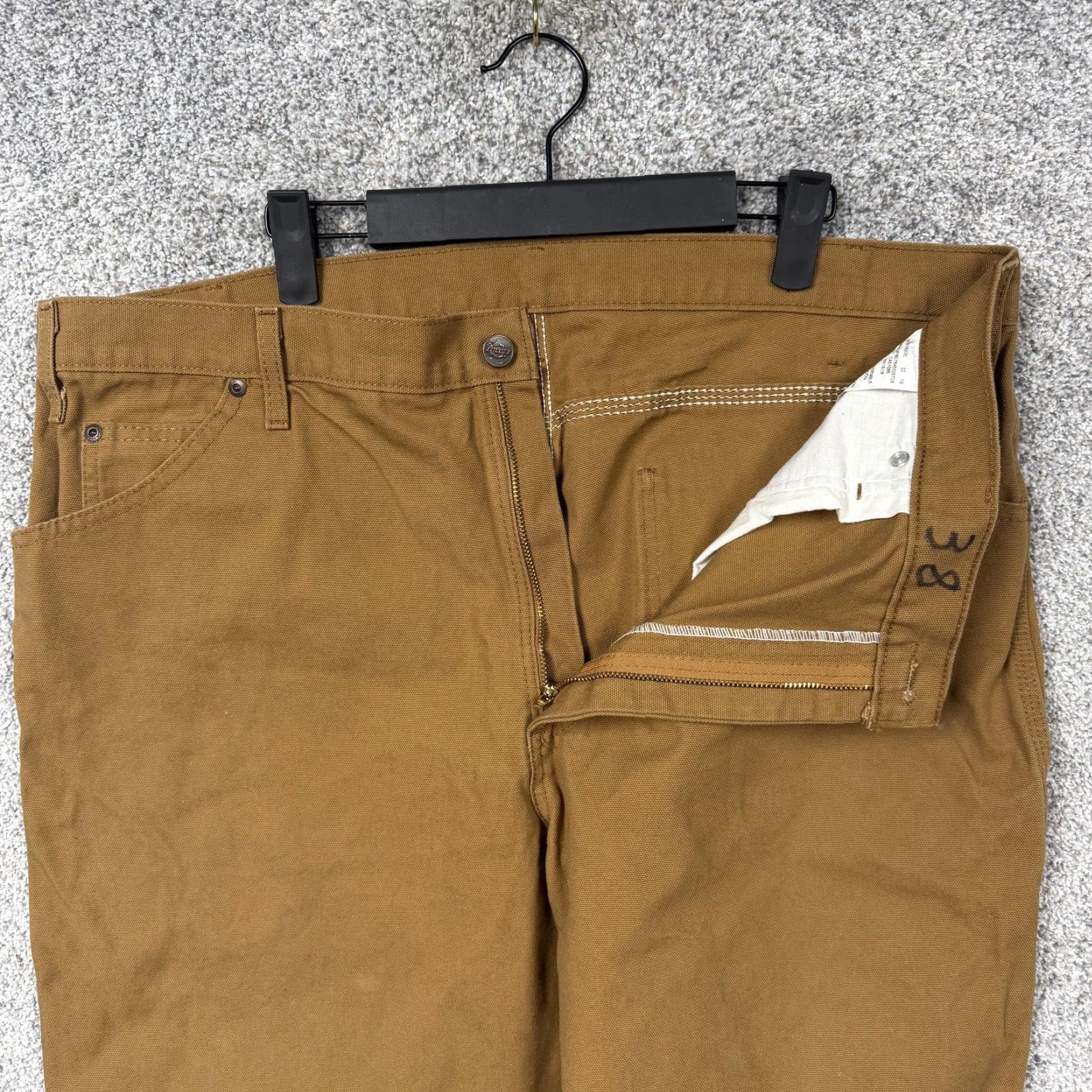 Dickies Dickies Carpenter Pants Mens 38x30 Brown Duck Canvas Workwear Utility Carpenter Pants Mens Size US 38 / EU 54 - 6 Thumbnail