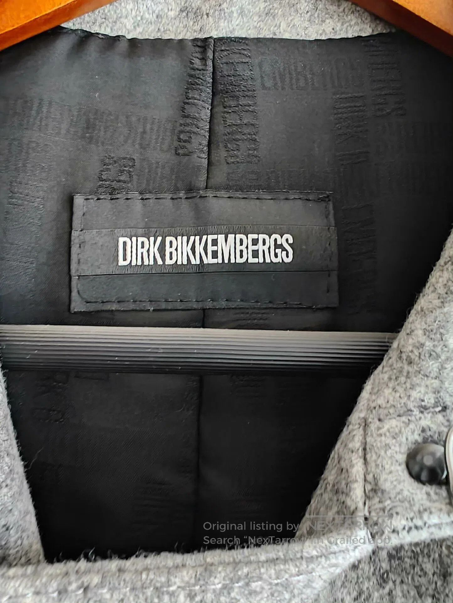 Dirk Bikkembergs Dirk Bikkembergs Black Label Wool Blend Men's Coat. Size US M / EU 48-50 / 2 - 4 Thumbnail