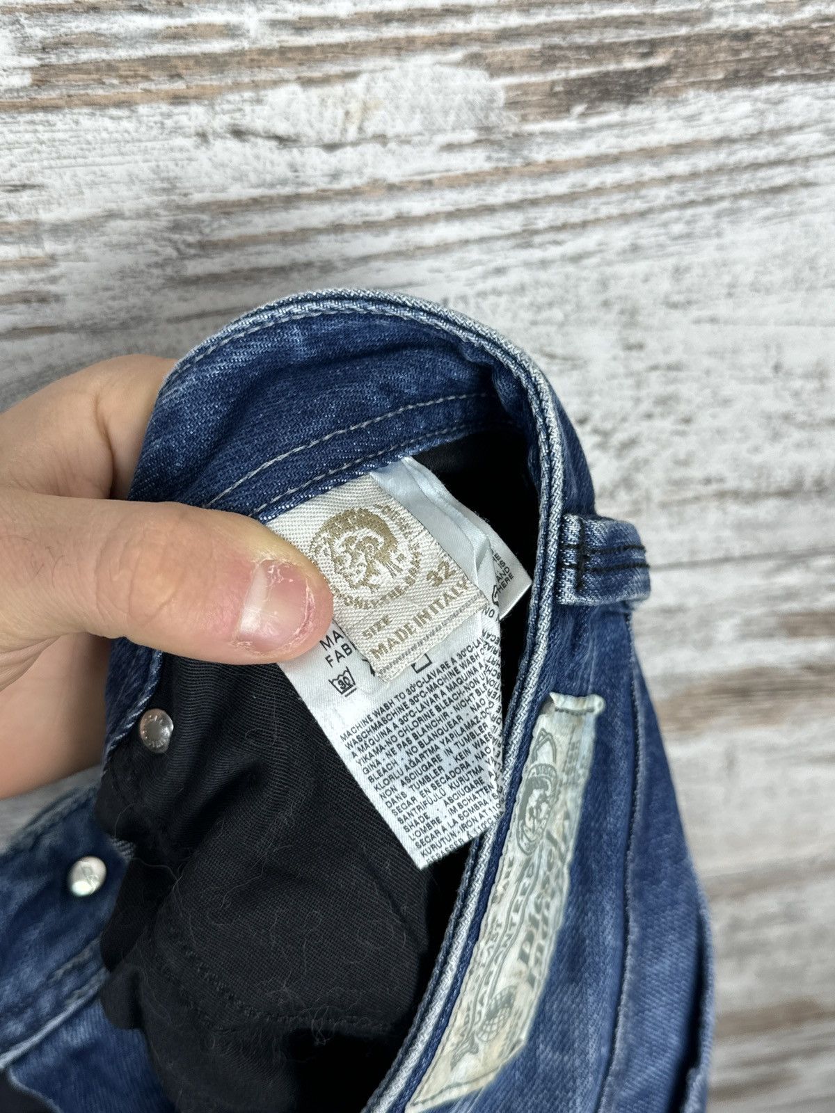 Diesel Mens Vintage Diesel baggy jeans y2k opium pants streetwear Size US 32 / EU 48 - 15 Thumbnail