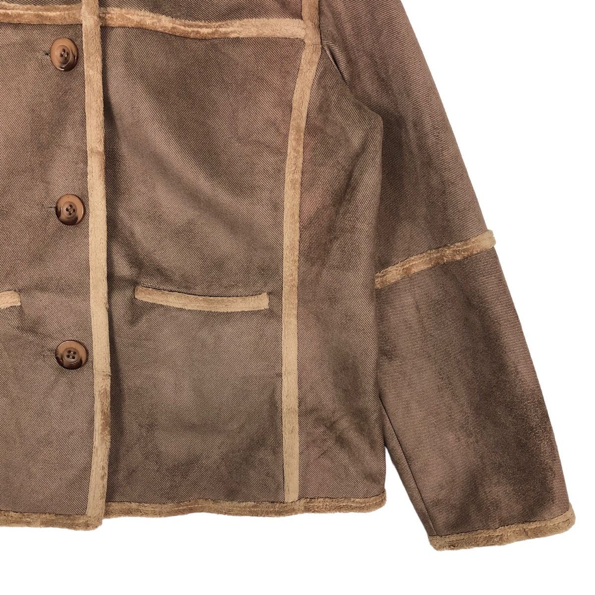 Japanese Brand 🔥90’s Shearling Mink Fur Jacket Issey Miyake Japan Design Size US L / EU 52-54 / 3 - 4 Thumbnail