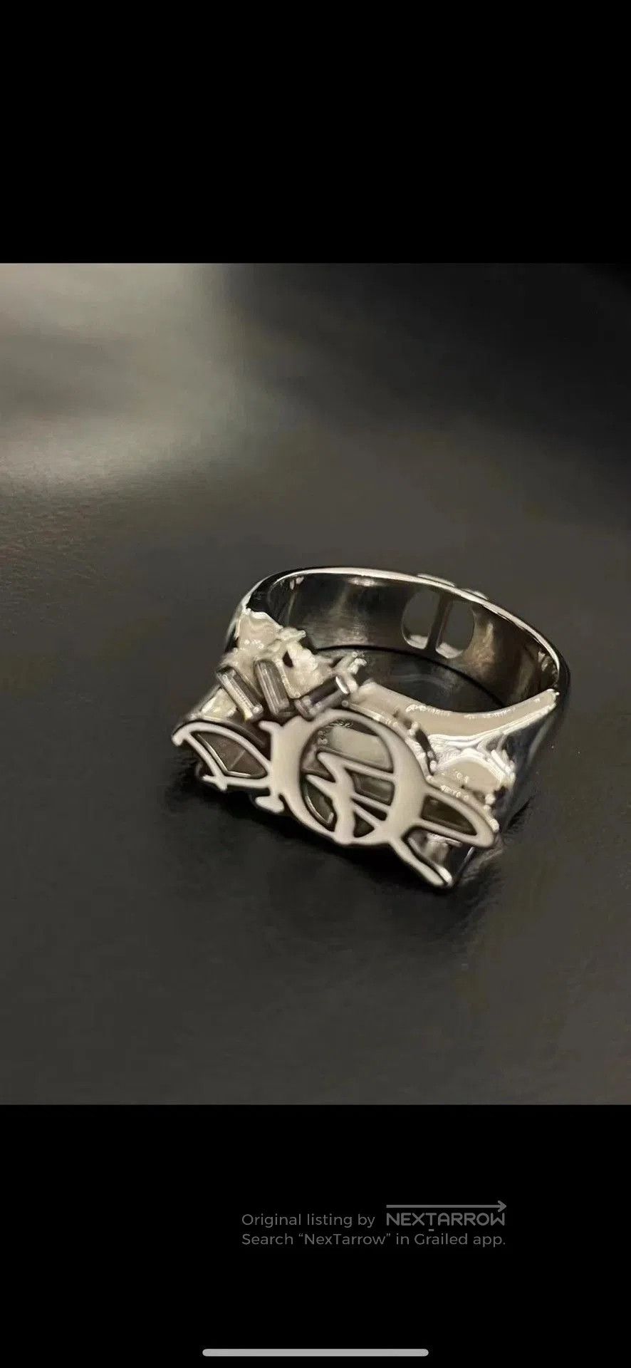 Dior Dior TS Collaboration Men's Ring. Size ONE SIZE - 4 Thumbnail
