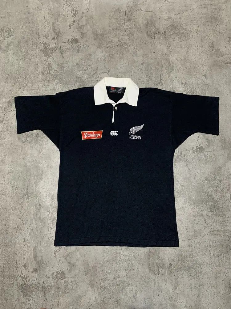 Canterbury of New Zealand Vintage 90s Canterbury steinlager all black rugby Size US S / EU 44-46 / 1 - 2 Thumbnail
