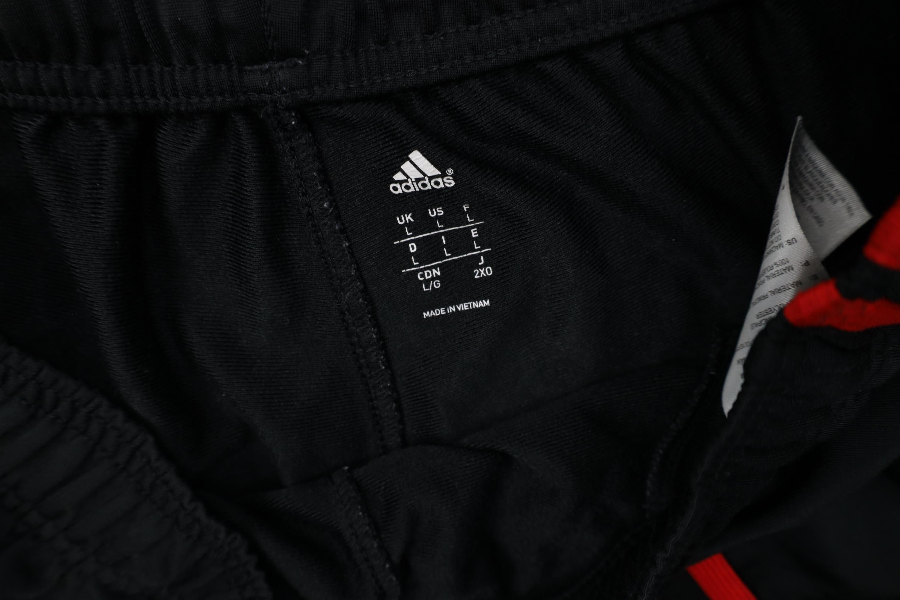Adidas Vintage Y2K Adidas Striped Wide Leg Sweatpants Pants Black Size US 36 / EU 52 - 8 Thumbnail