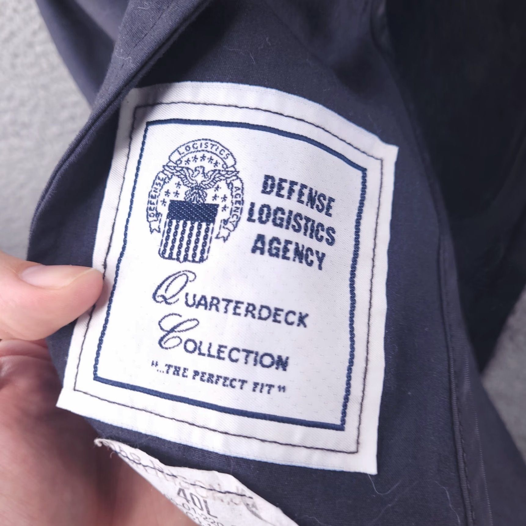Vintage Defense Logistics Coat Mens 40 Blue Quarterdeck Collection Parka with LINER Militaria Navy Blue Mens Coat 40? Size US XXS / EU 40 - 5 Thumbnail